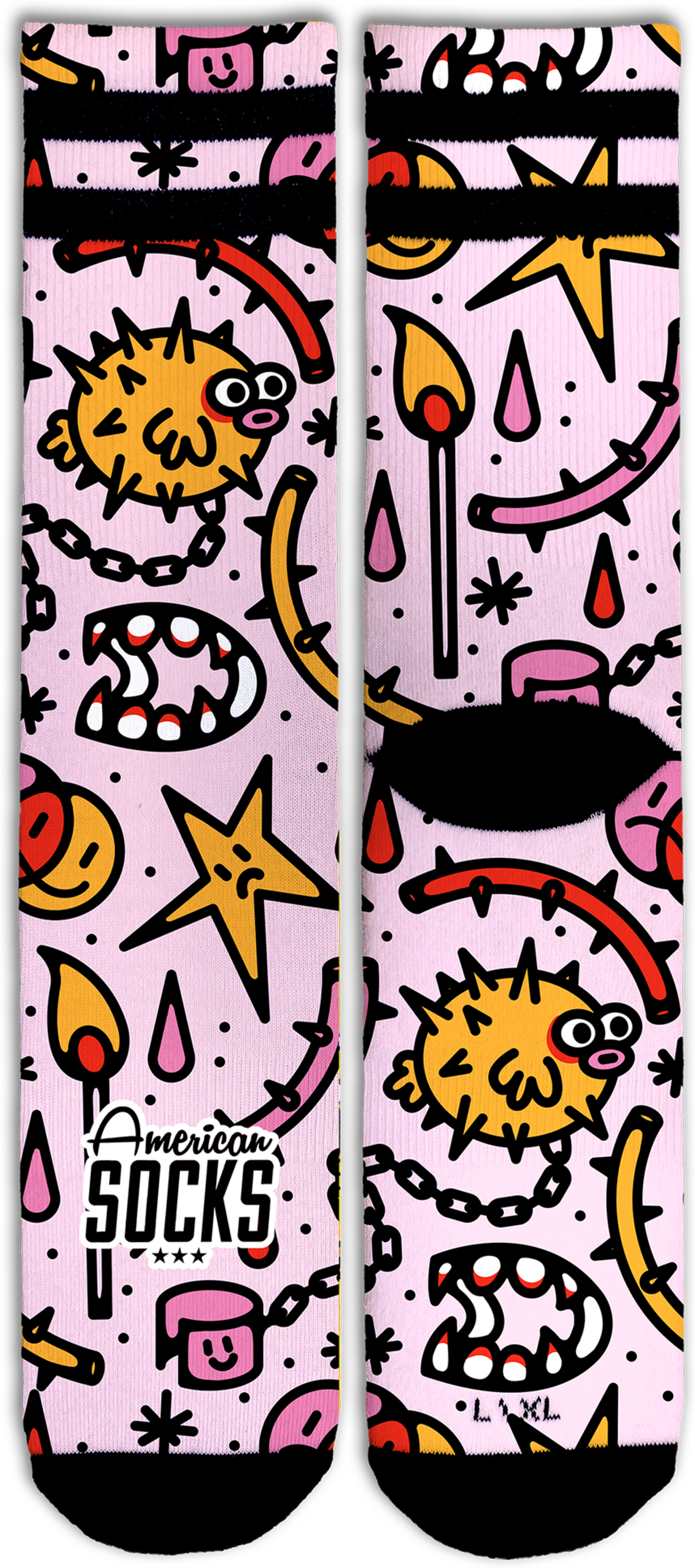 AMERICAN SOCKS, Blowfish - Mid High
