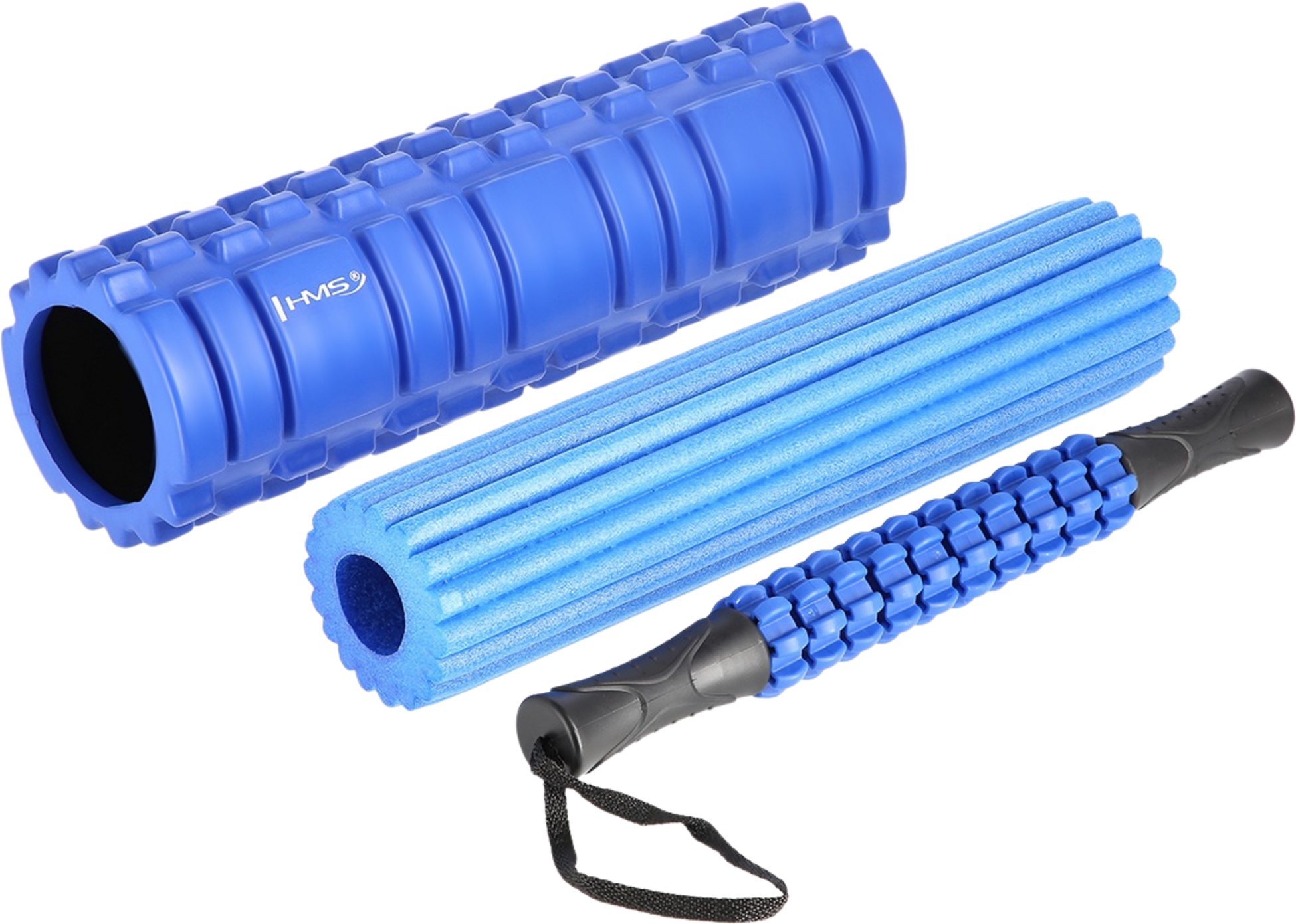 NORTHIX, Blue 3-in-1 Foam Roller Set