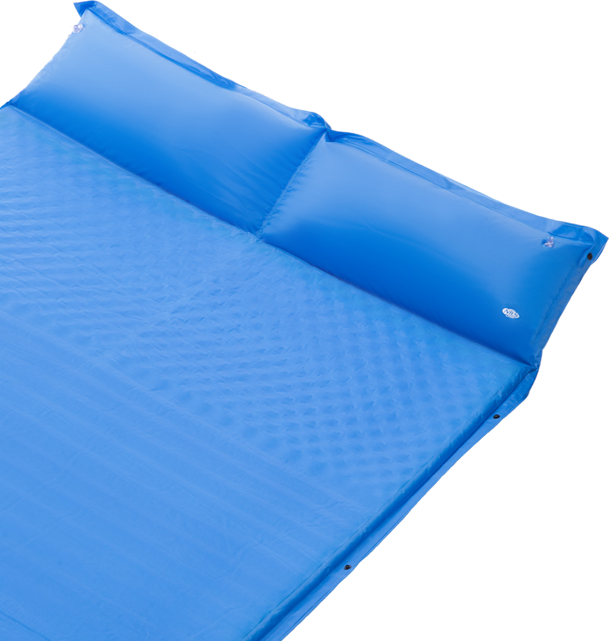 NORTHIX, Blue Double Self-inflating Mat With Pillow, Camping
