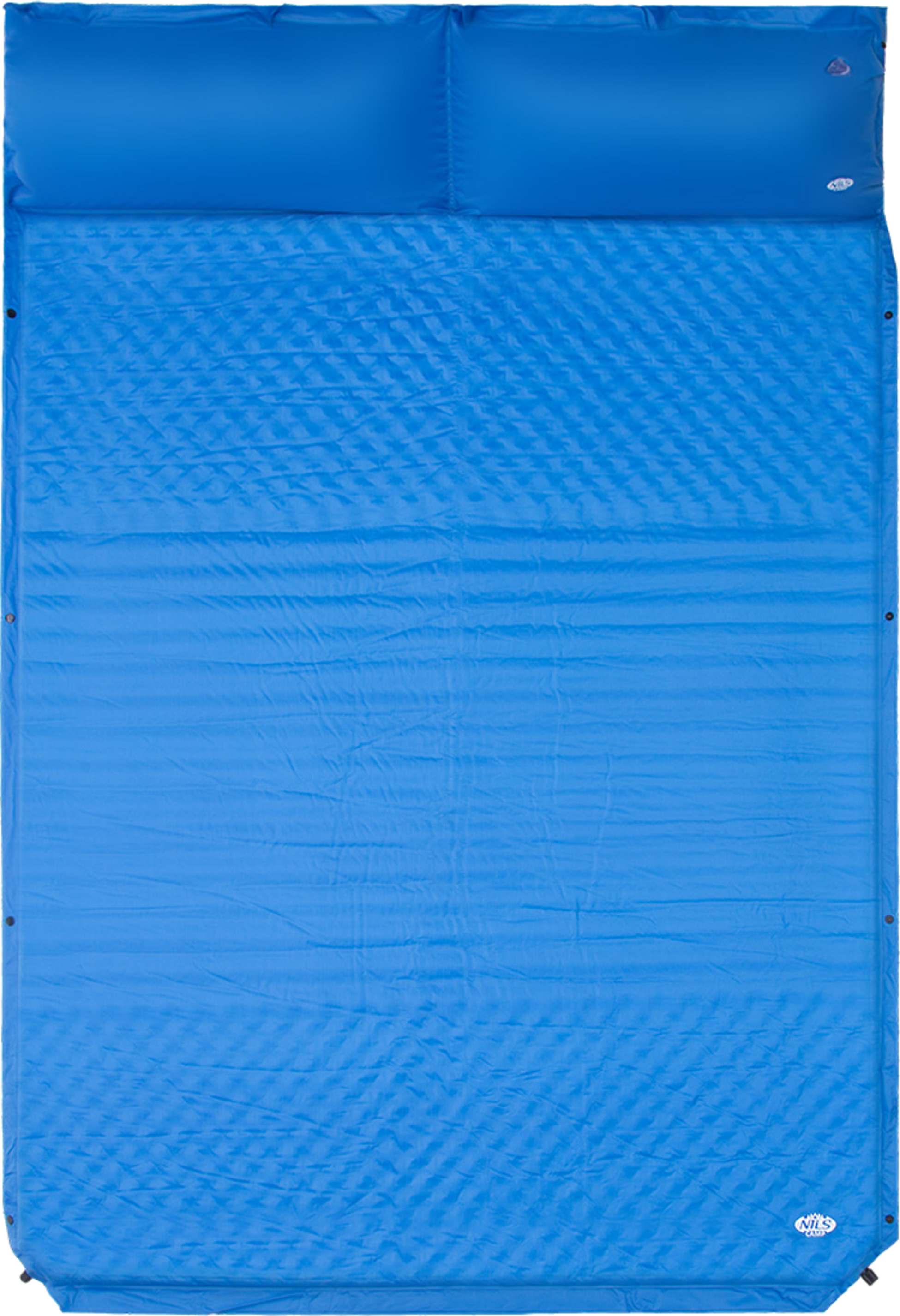 NORTHIX, Blue Double Self-inflating Mat With Pillow, Camping