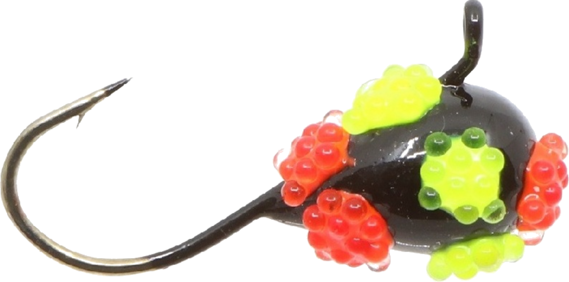 BLUE FOX, Blue Fox Raindrop Fluo Epoxy  Uv 8 845 Black/yellow/red