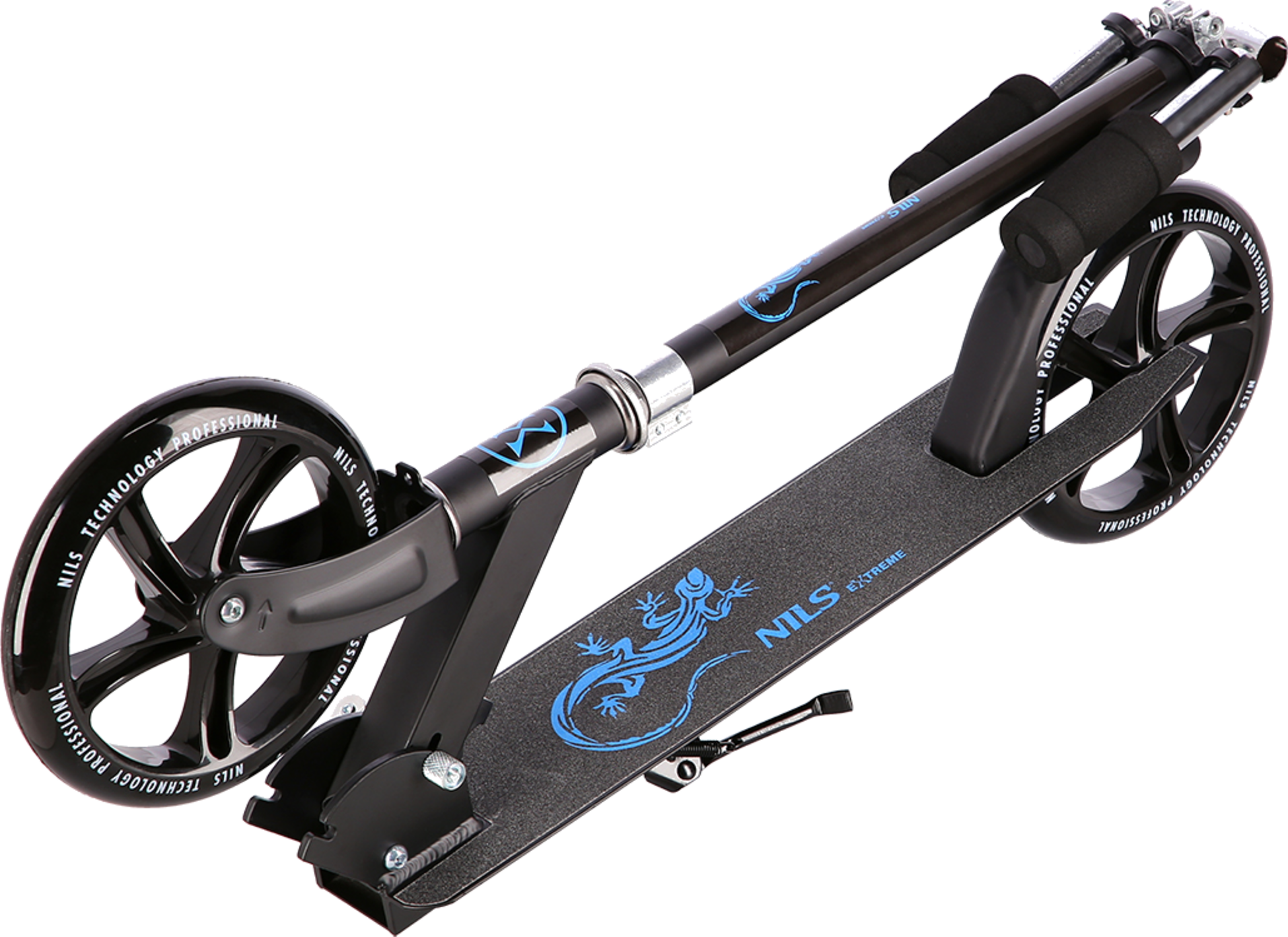 NORTHIX, Blue Kick Scooter, Foldable, Adjustable Height