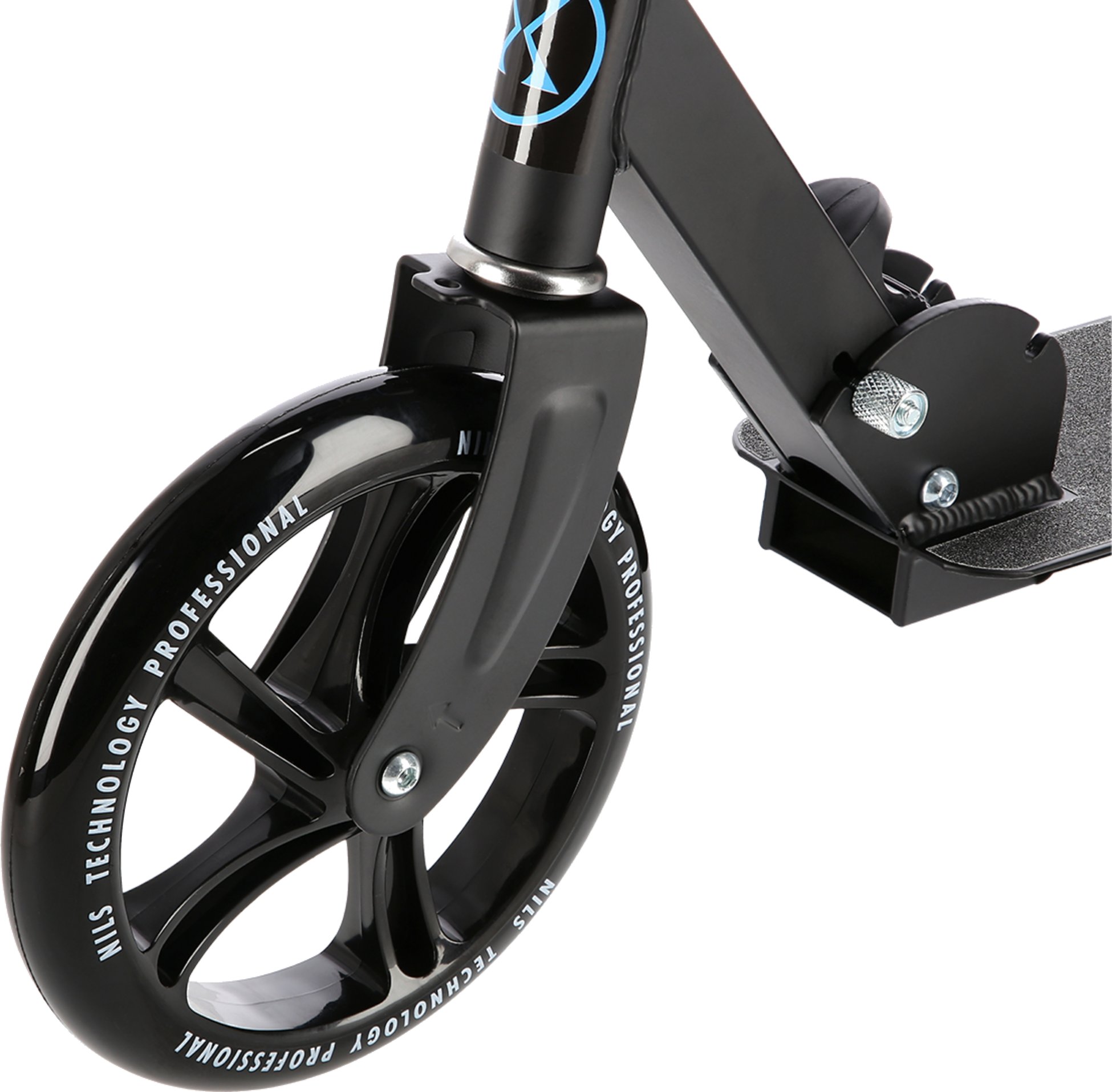 NORTHIX, Blue Kick Scooter, Foldable, Adjustable Height