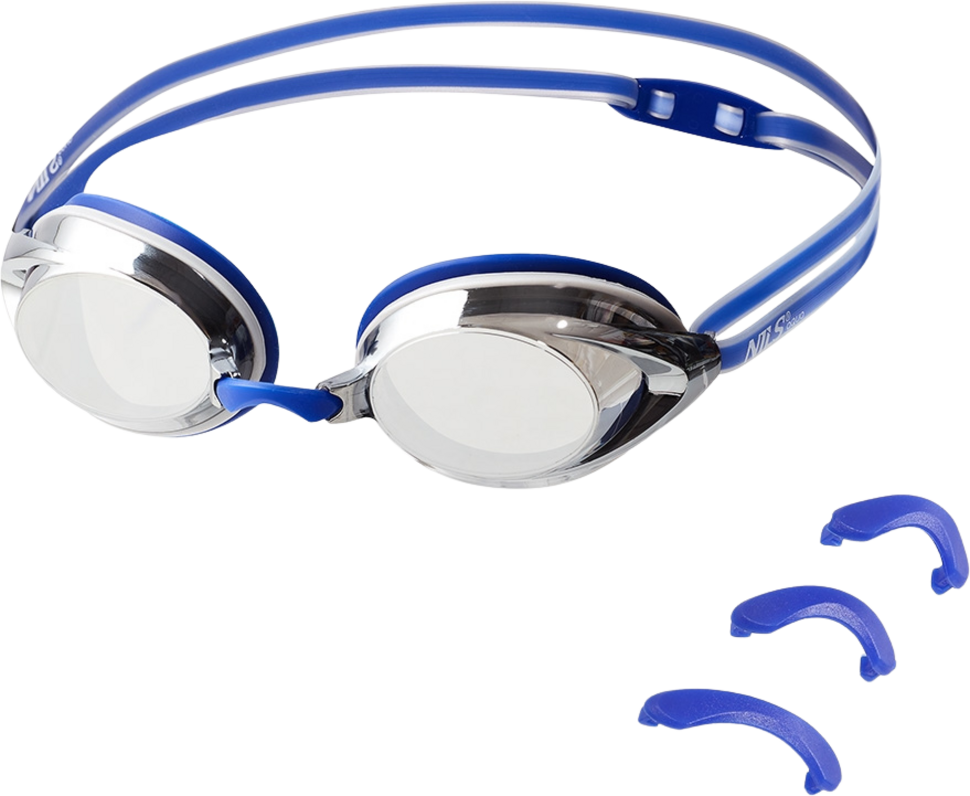 NORTHIX, Blue Racing Swimming Goggles, Anti-fog, Uv Protection
