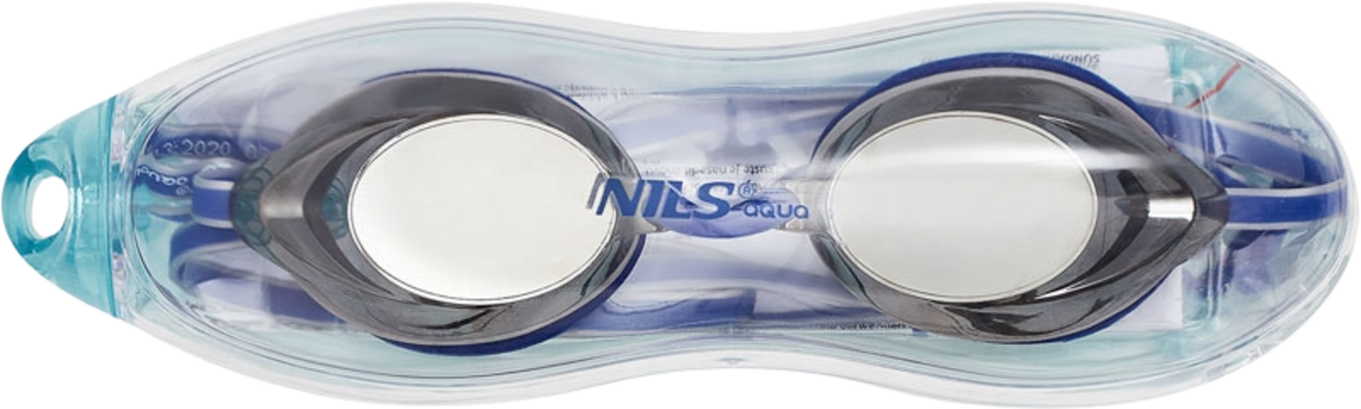 NORTHIX, Blue Racing Swimming Goggles, Anti-fog, Uv Protection