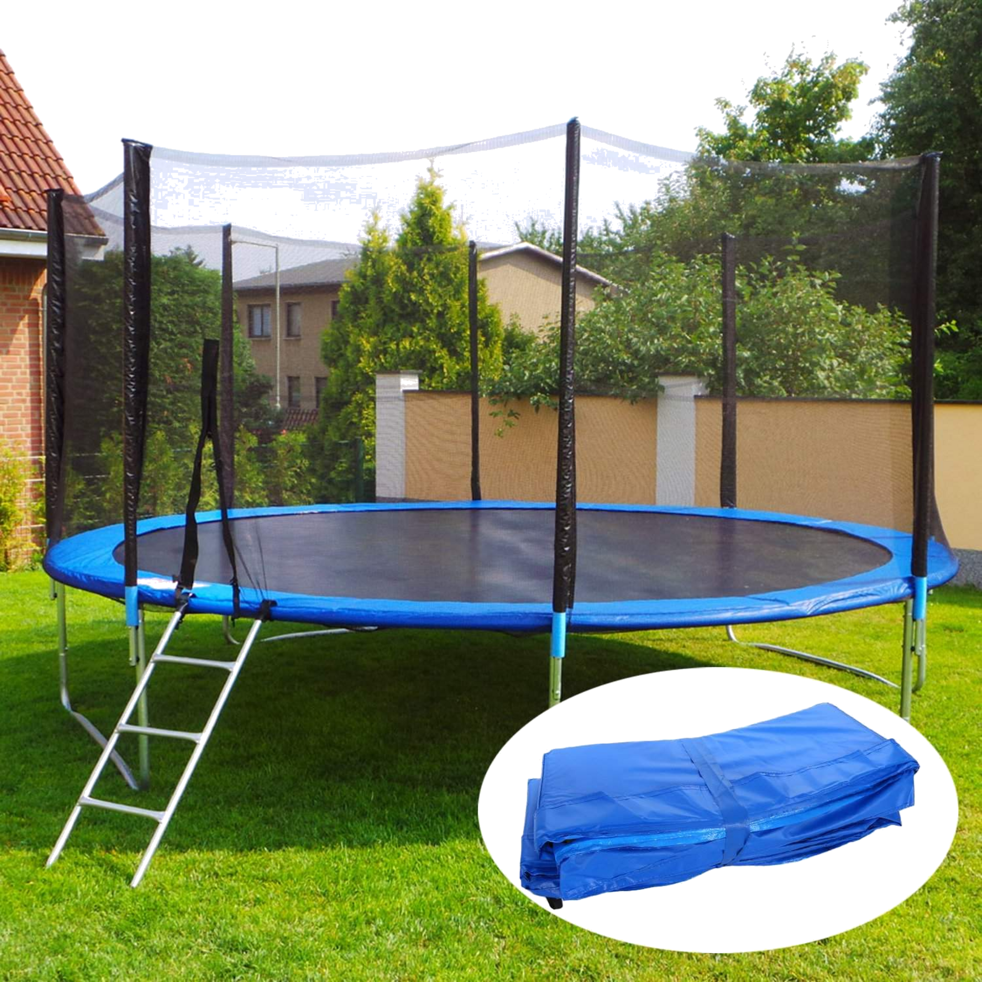 B2X, Blue Spring Cover For Trampoline 244 250 Cm 8ft