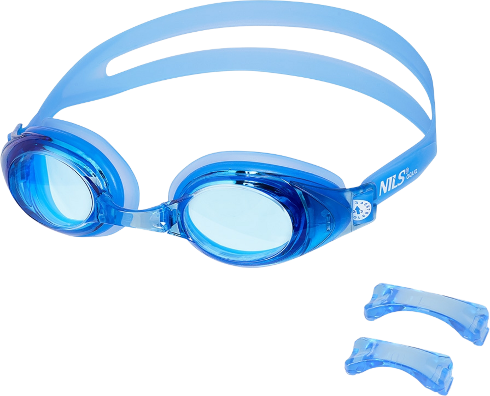 NORTHIX, Blue Swimming Goggles, Anti-fog, Uv Protection