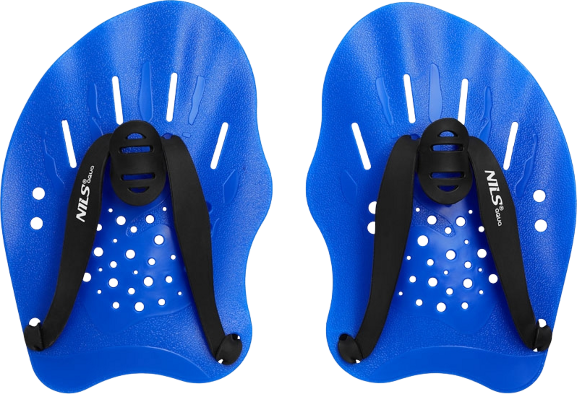 NORTHIX, Blue Swimming Hand Paddles, Adjustable, Ergonomic Design