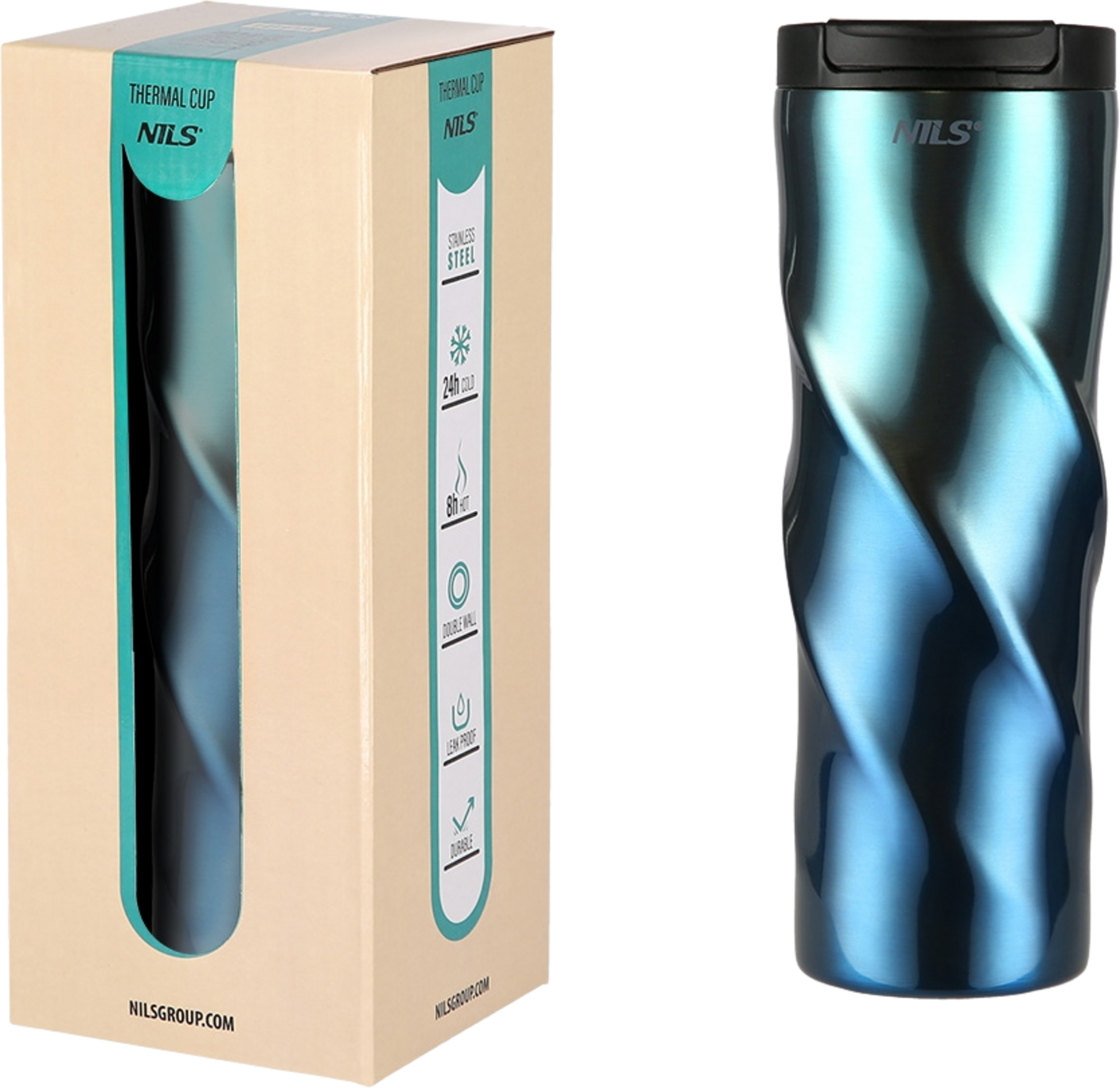 NORTHIX, Blue Thermal Cup, 22 Oz, Insulated