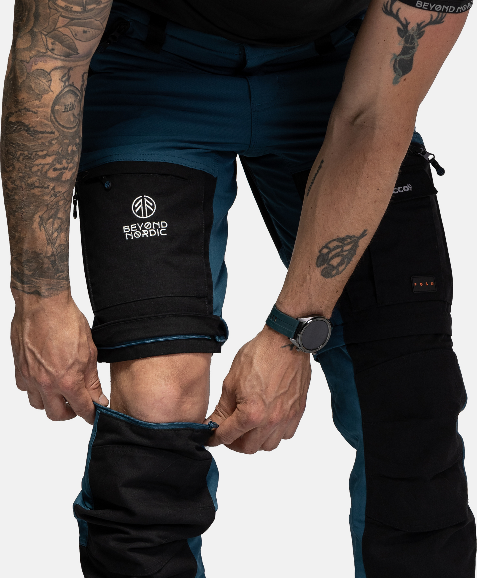 BEYOND NORDIC, Bn002 Outdoor Zip-off Pants Men