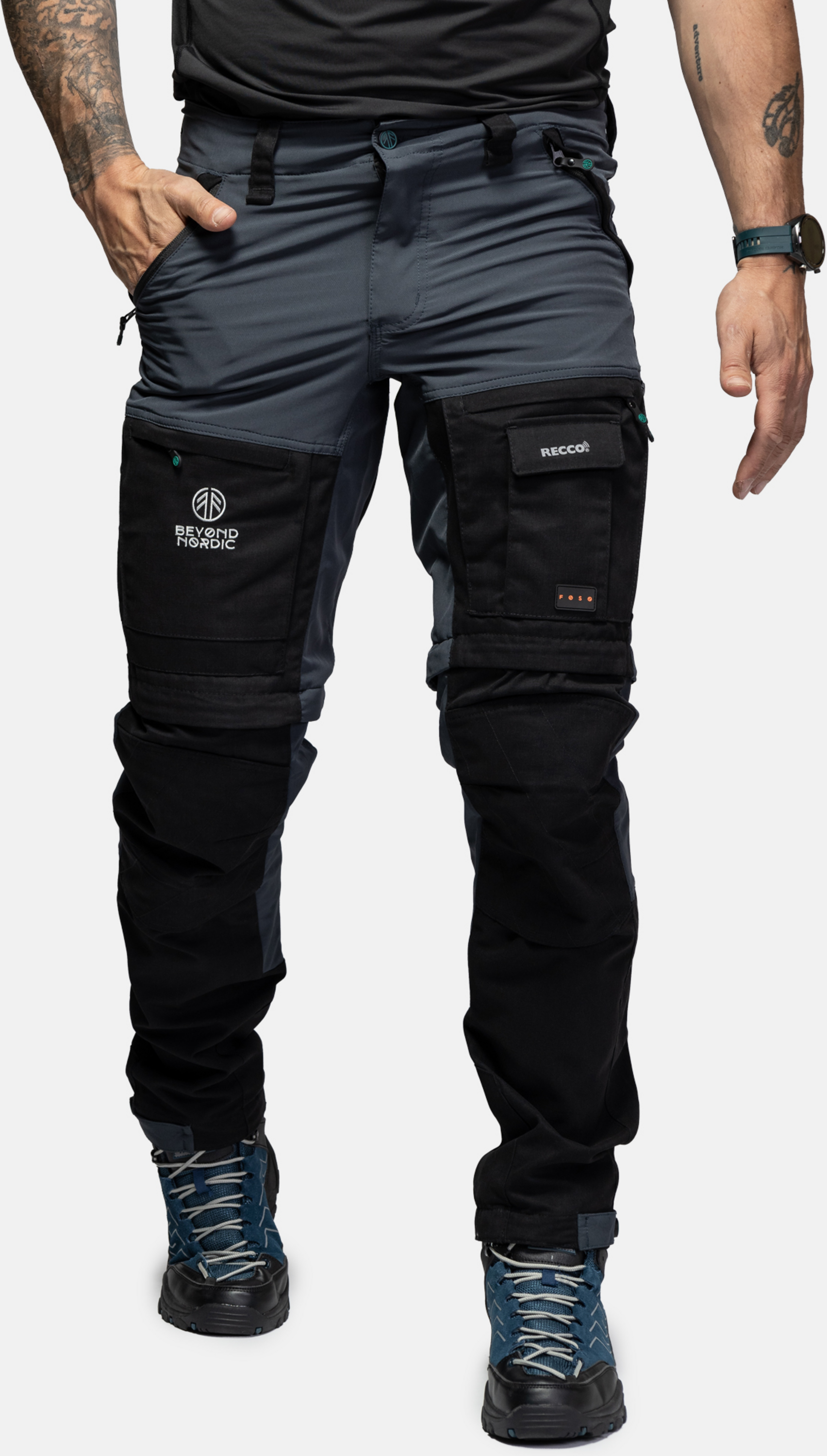 BEYOND NORDIC, Bn002 Outdoor Zip-off Pants Men