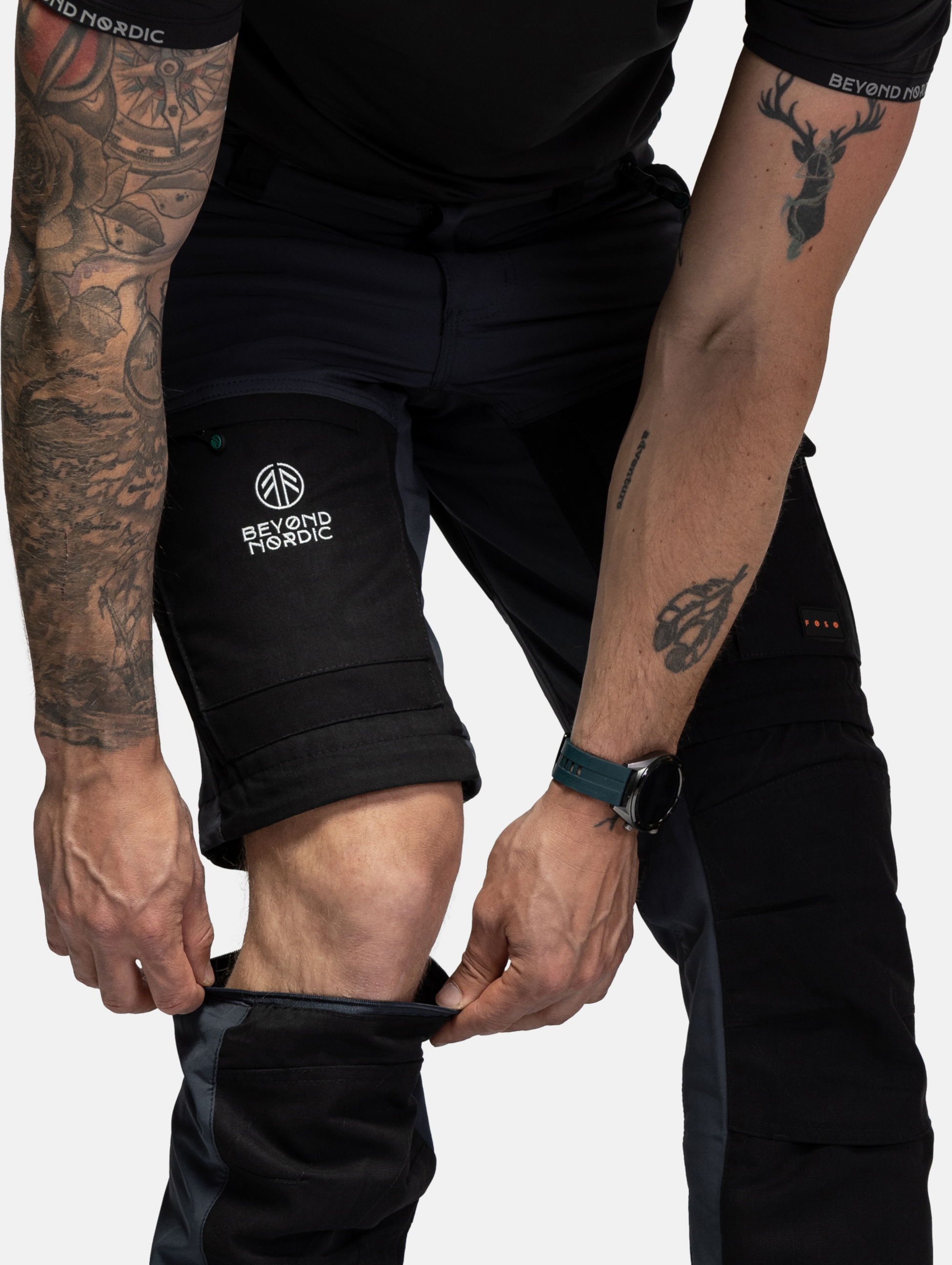 BEYOND NORDIC, Bn002 Outdoor Zip-off Pants Men