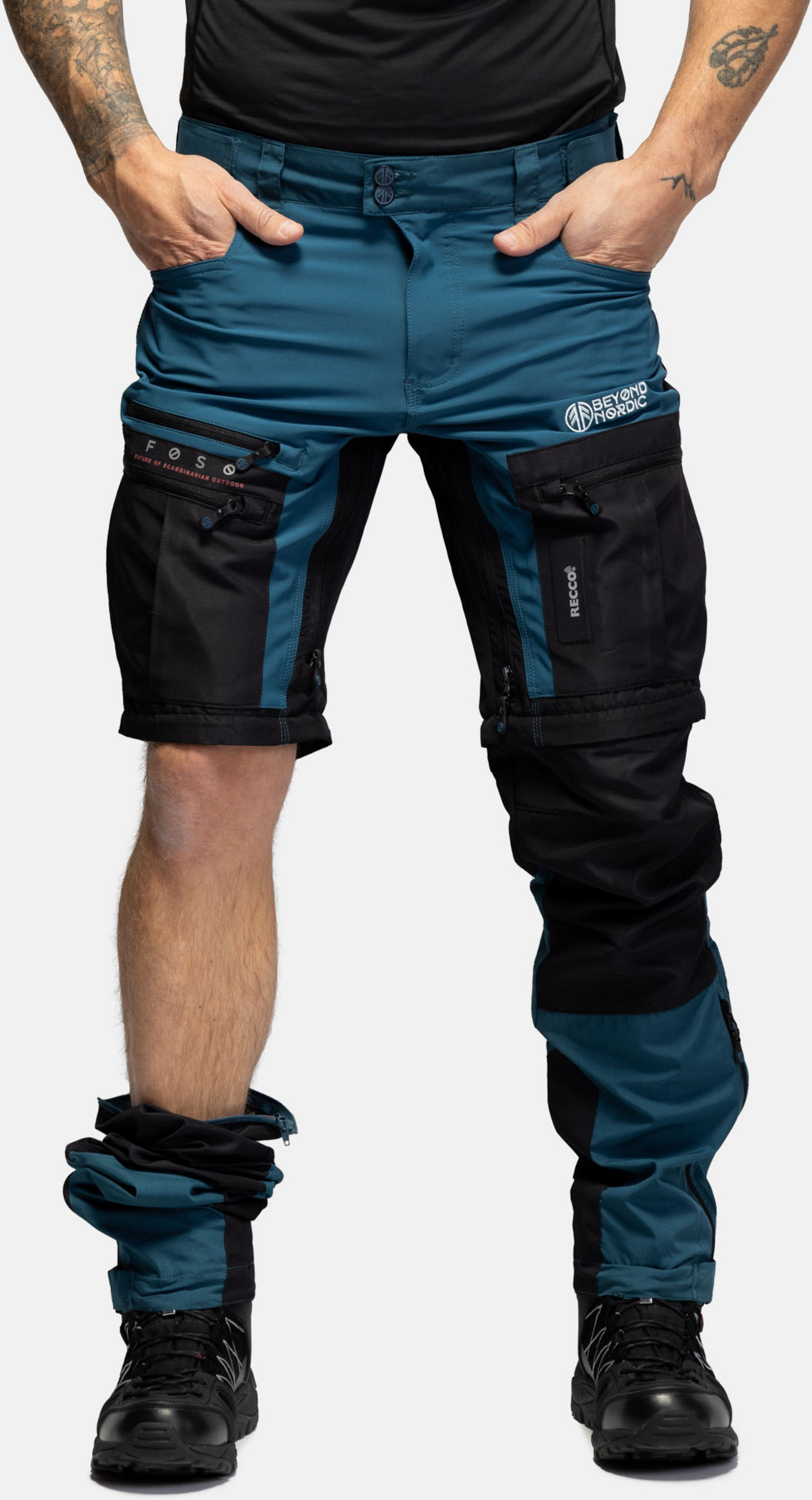 BEYOND NORDIC, Bn005 Zip Off Outdoor Pants Men