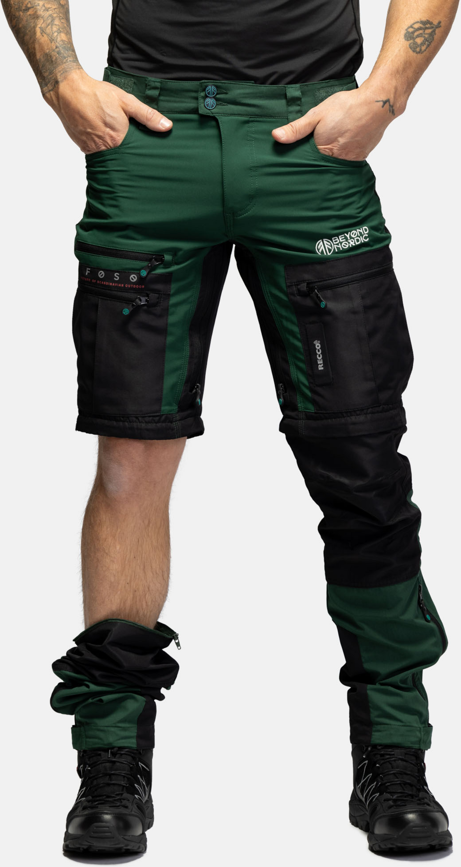 BEYOND NORDIC, Bn005 Zip Off Outdoor Pants Men