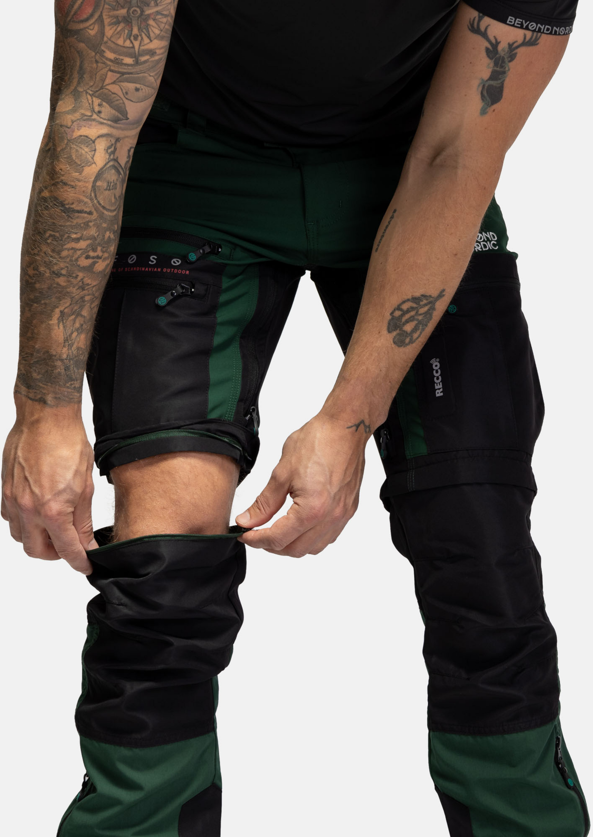 BEYOND NORDIC, Bn005 Zip Off Outdoor Pants Men