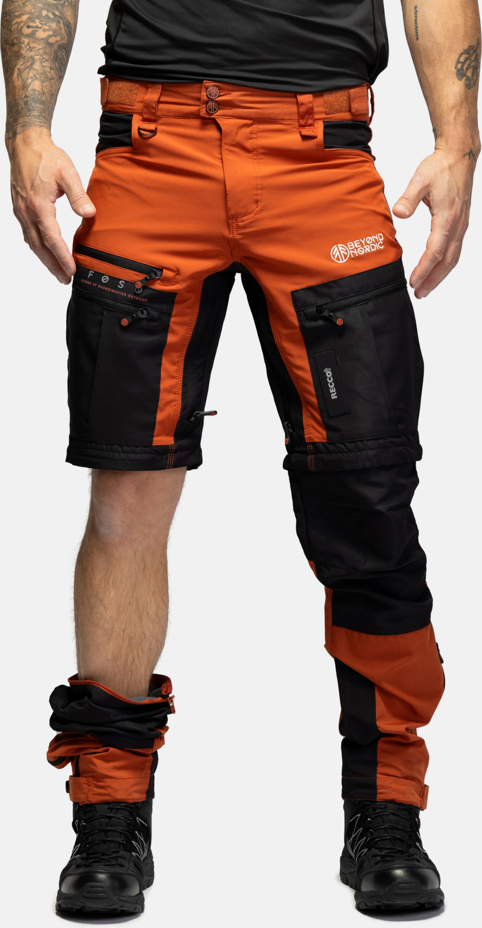 BEYOND NORDIC, Bn005 Zip Off Outdoor Pants Men