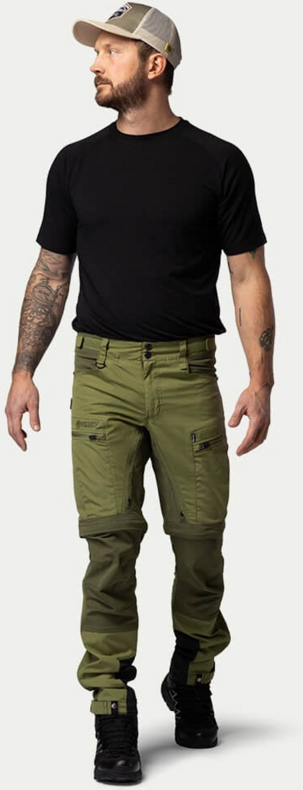 BEYOND NORDIC, Bn005 Zip-off Vandringsbyxa Herr