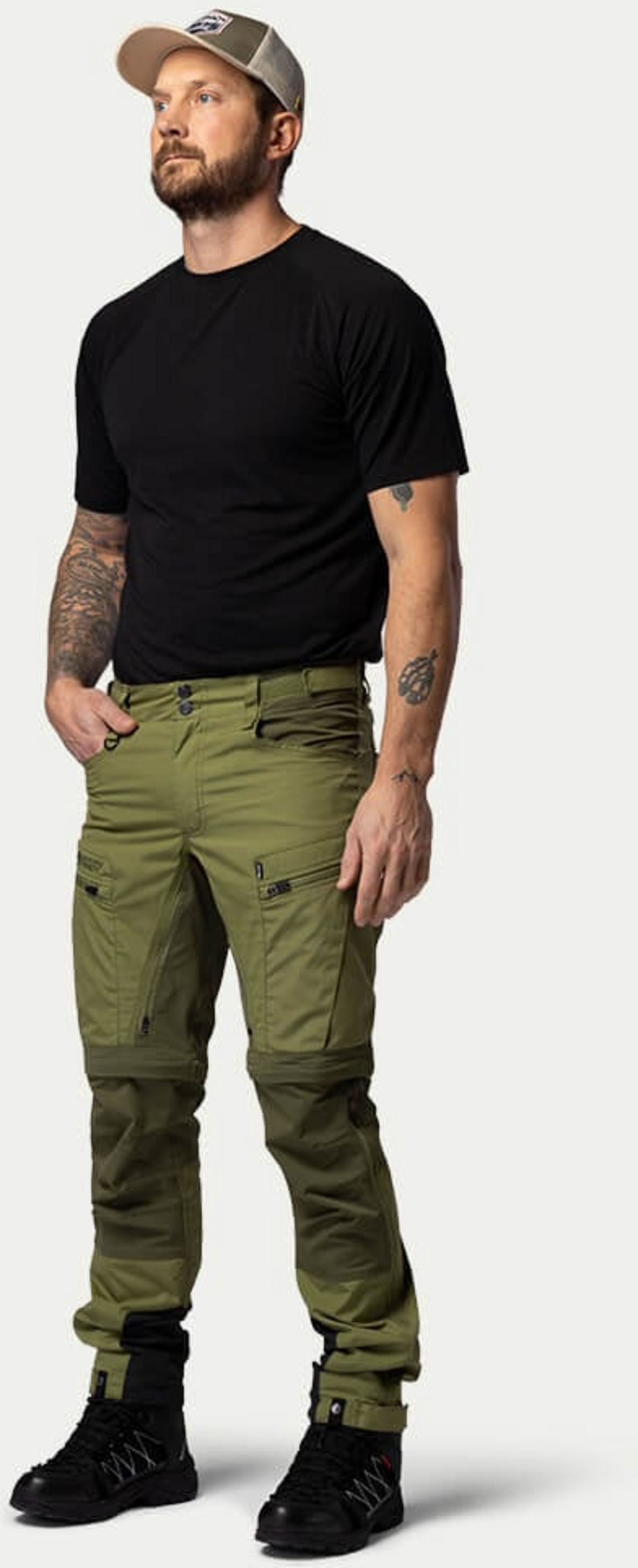 BEYOND NORDIC, Bn005 Zip-off Vandringsbyxa Herr