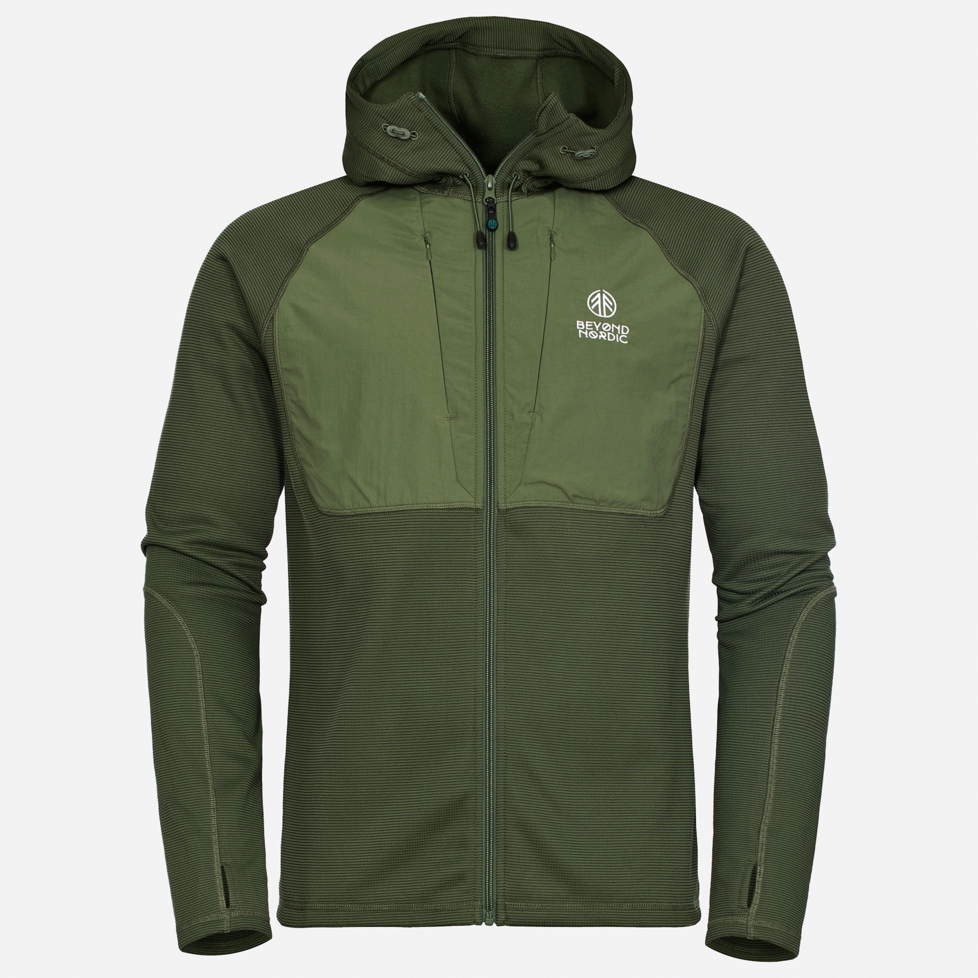 BEYOND NORDIC, Bn101 Mid Layer Fleece Hoodie Men