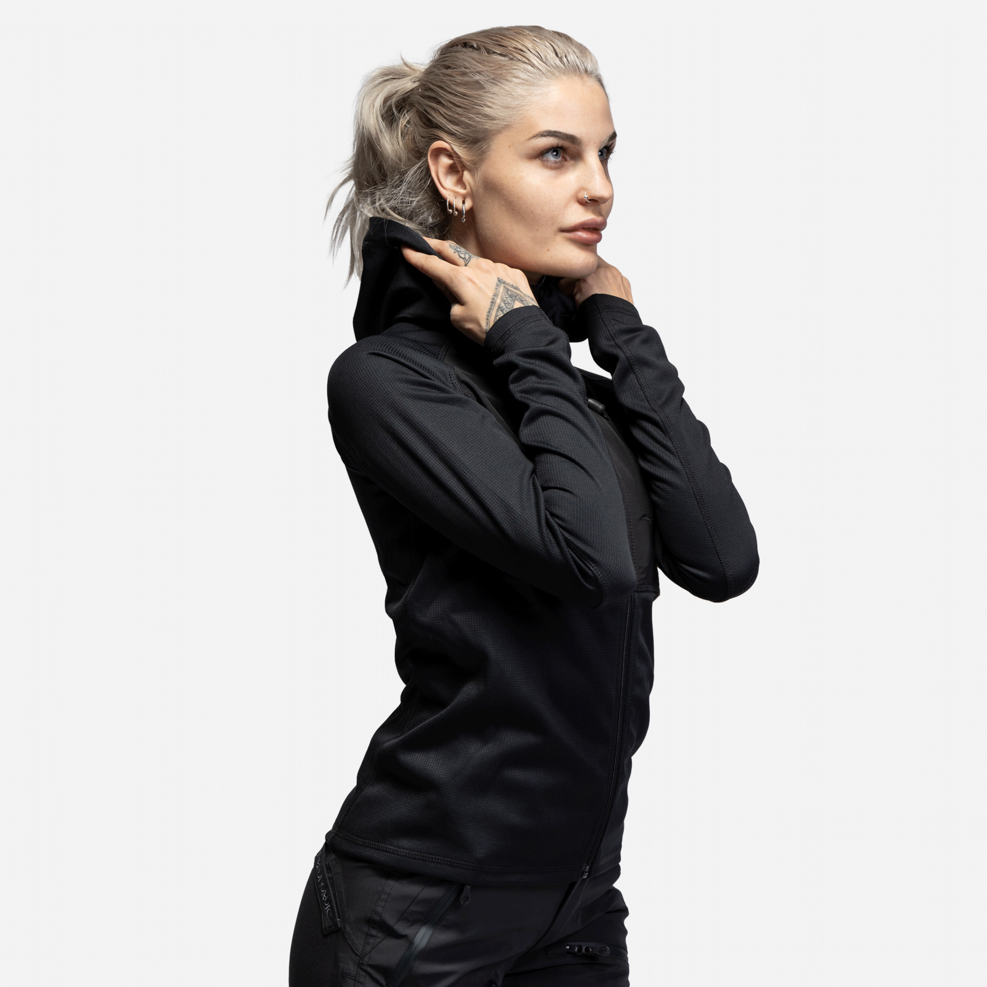 BEYOND NORDIC, Bn101 Mid Layer Fleece Hoodie Women