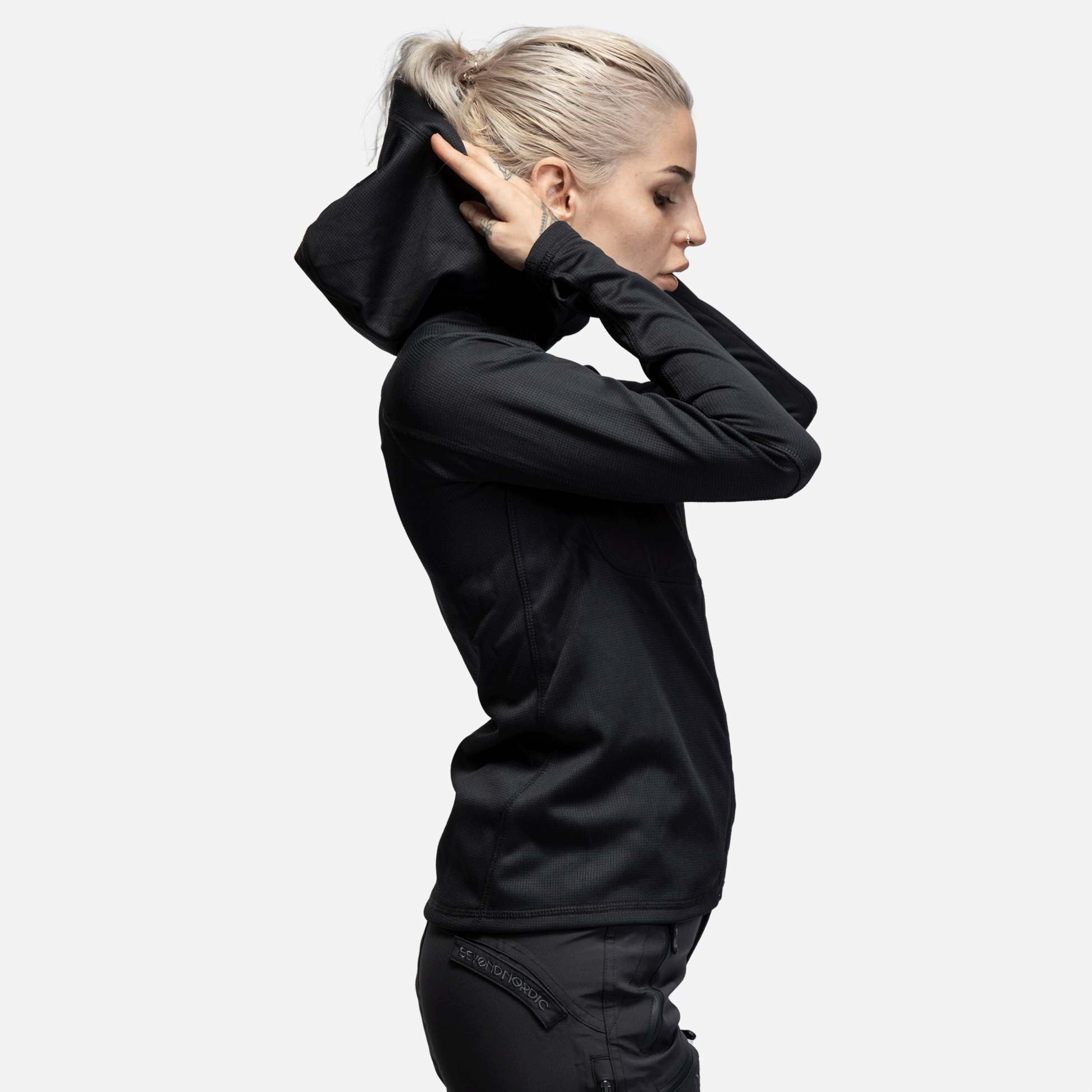 BEYOND NORDIC, Bn101 Mid Layer Fleece Hoodie Women