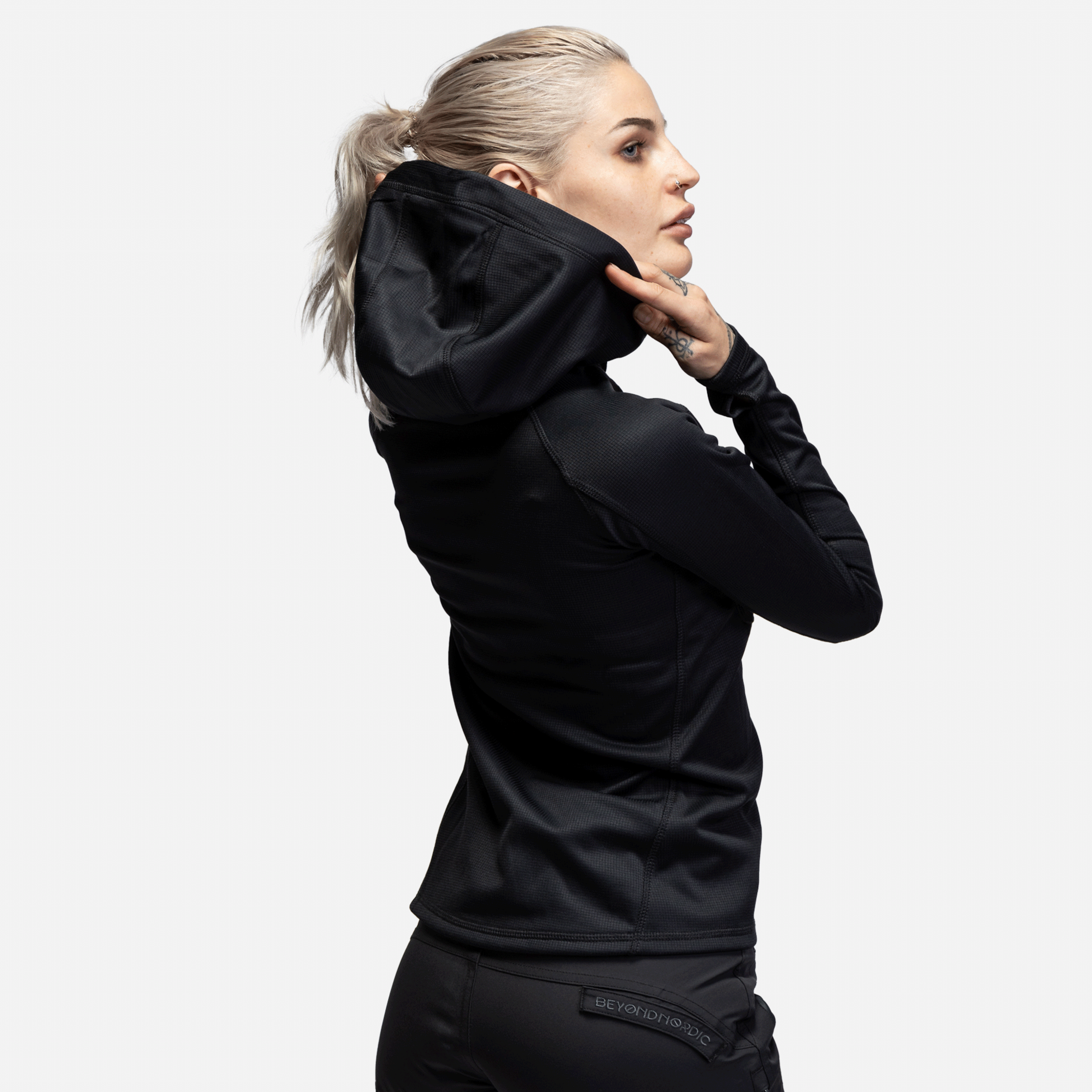 BEYOND NORDIC, Bn101 Mid Layer Fleece Hoodie Women