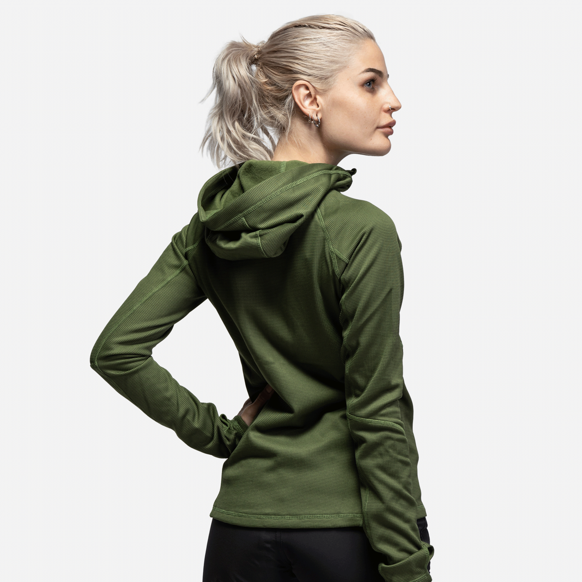 BEYOND NORDIC, Bn101 Mid Layer Fleece Hoodie Women