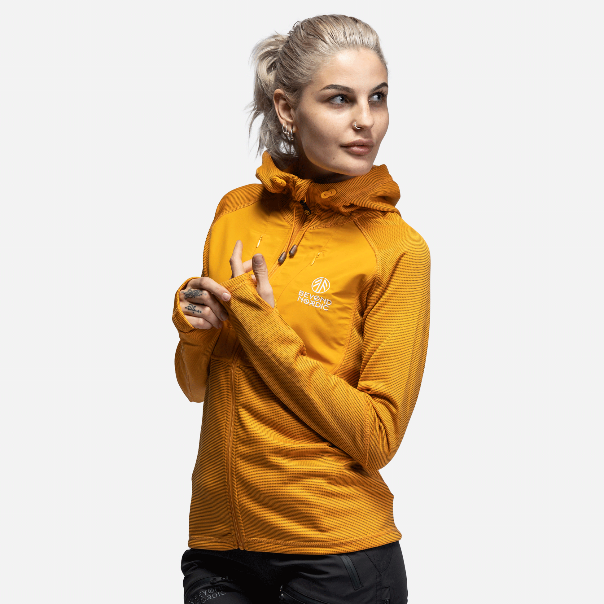 BEYOND NORDIC, Bn101 Mid Layer Fleece Hoodie Women