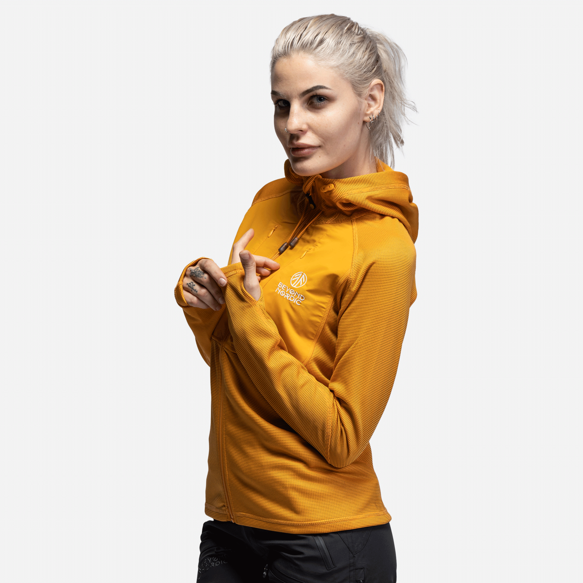 BEYOND NORDIC, Bn101 Mid Layer Fleece Hoodie Women