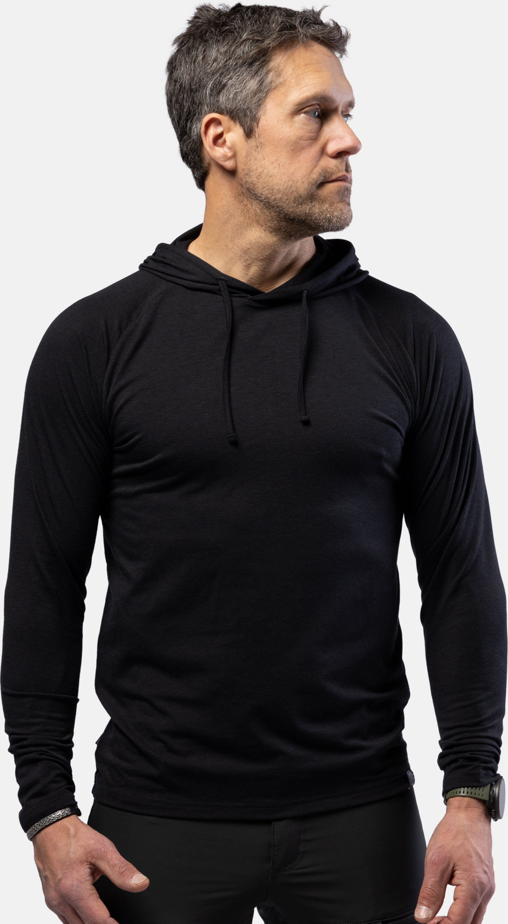 BEYOND NORDIC, Bn213 Light Merino Hoodie Men's