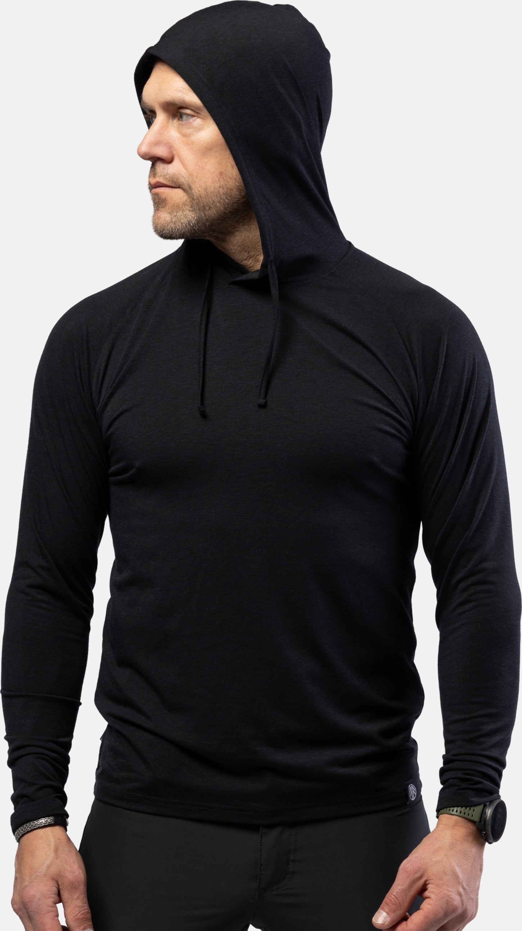 BEYOND NORDIC, Bn213 Light Merino Hoodie Men's