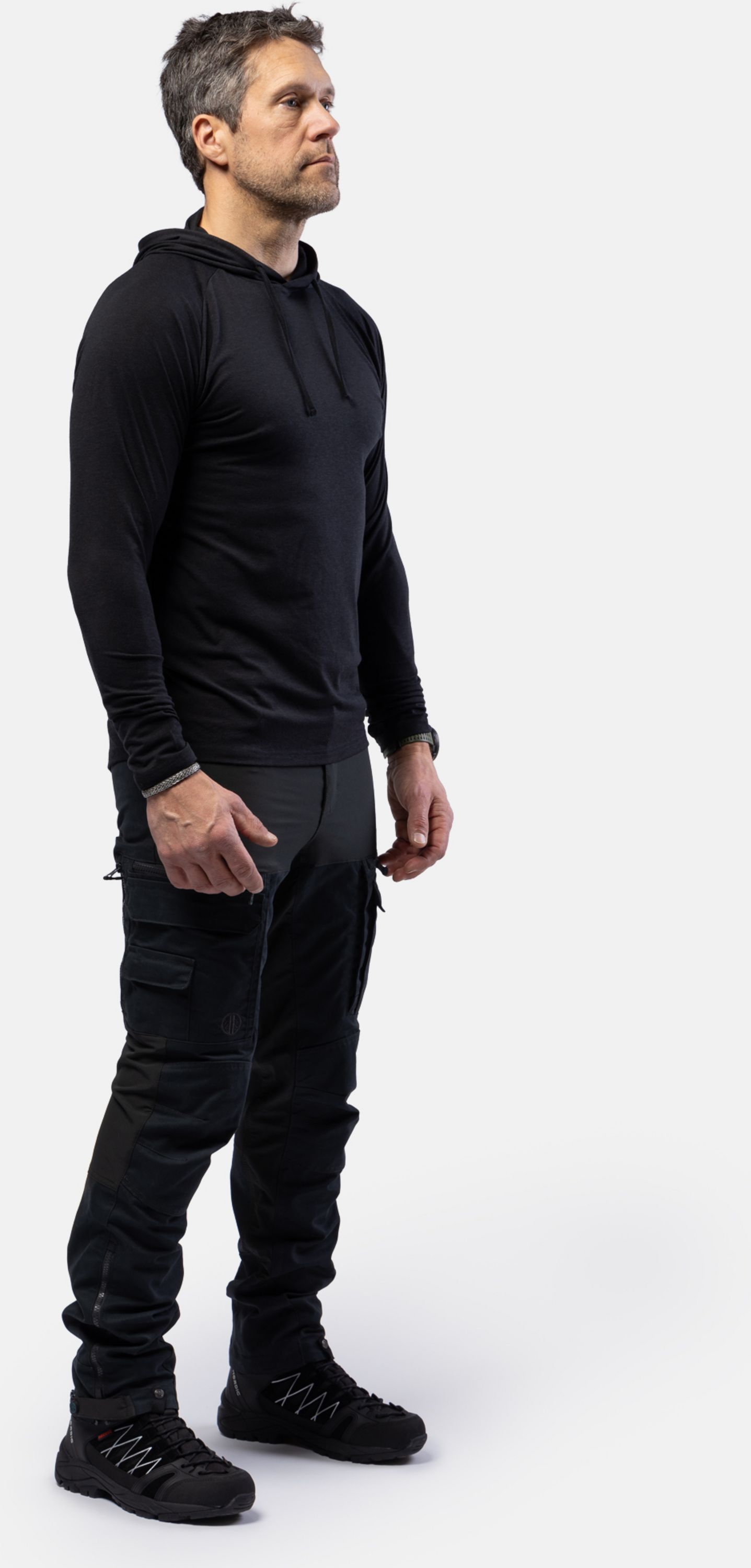 BEYOND NORDIC, Bn213 Light Merino Hoodie Men's