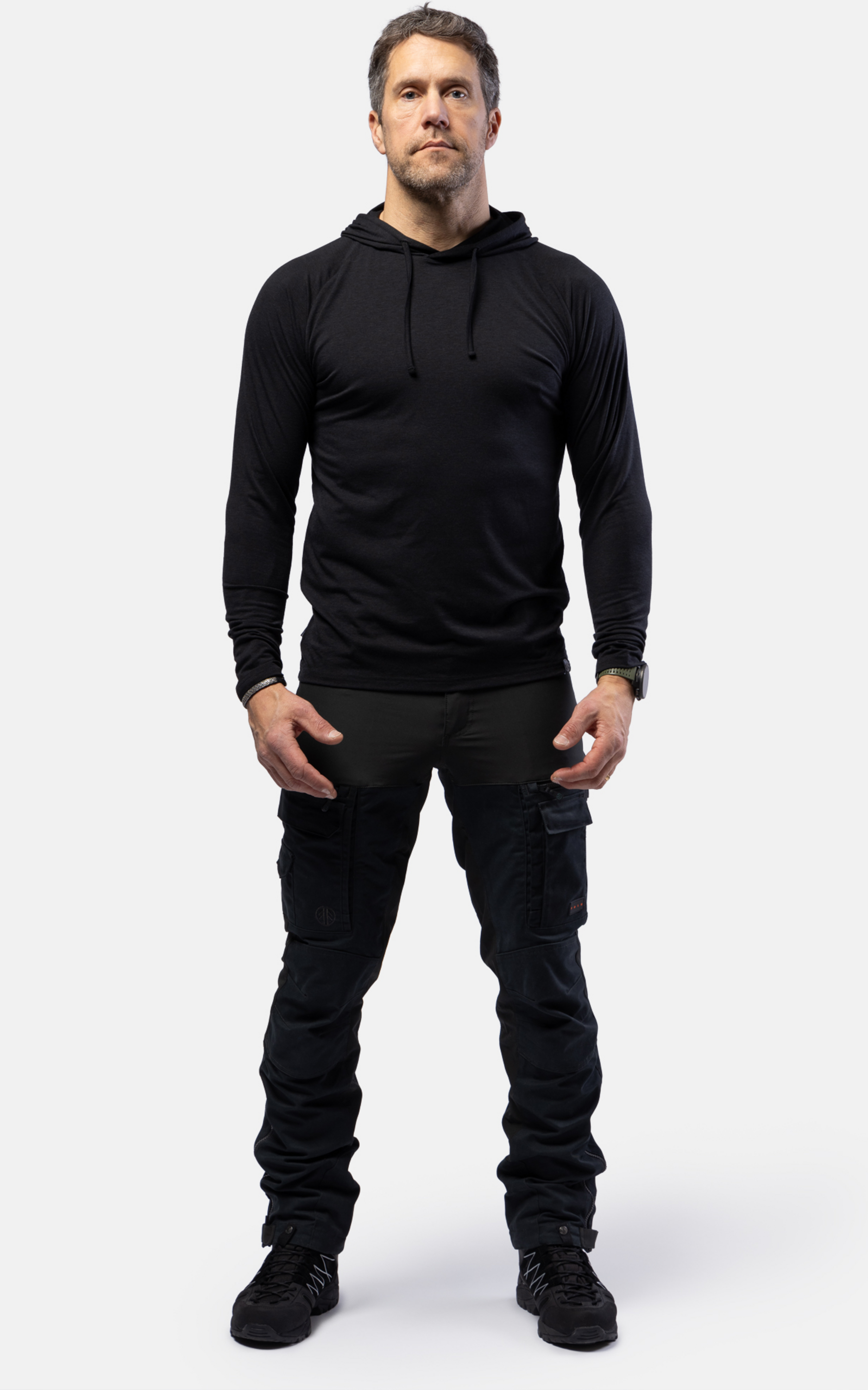BEYOND NORDIC, Bn213 Light Merino Hoodie Men's