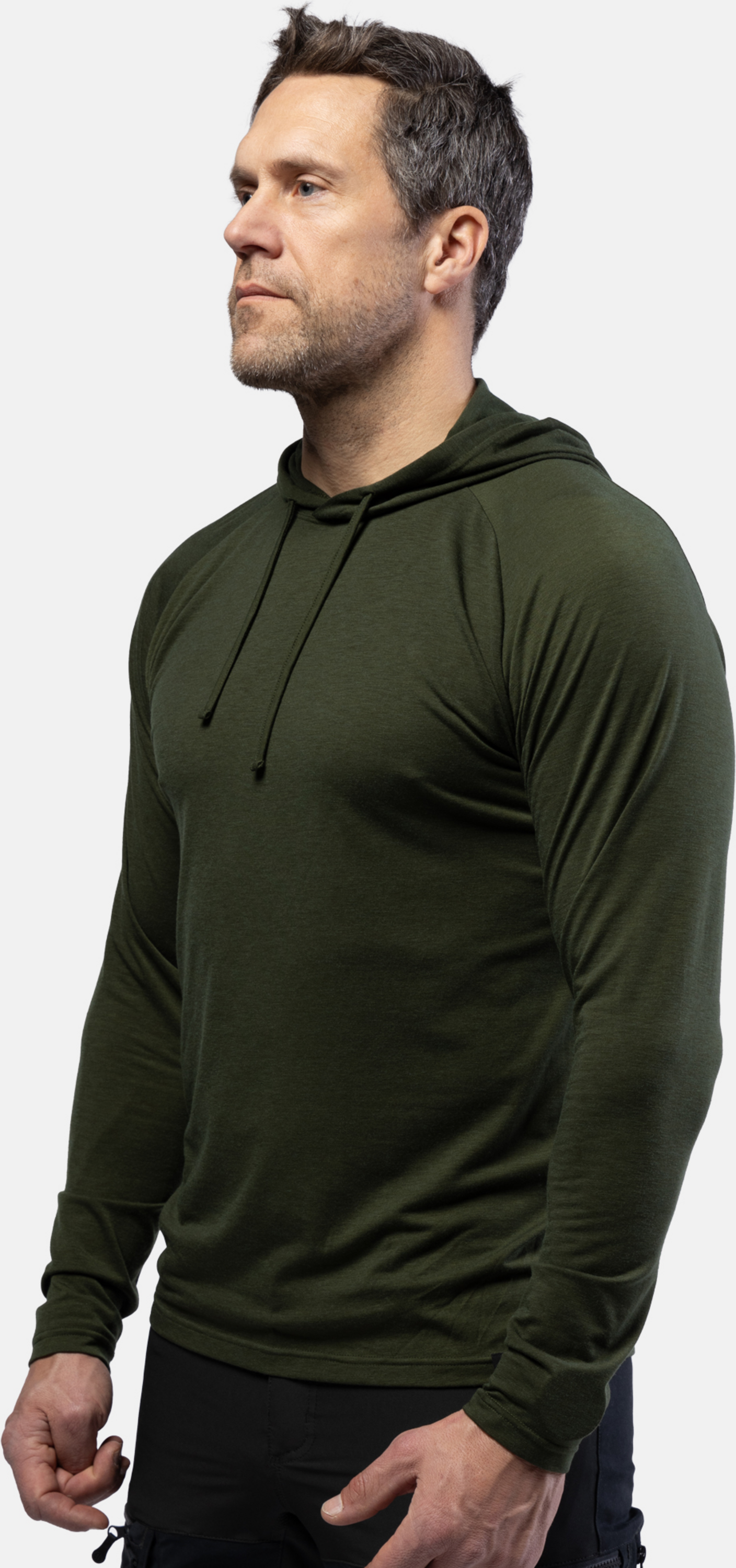 BEYOND NORDIC, Bn213 Light Merino Hoodie Men's