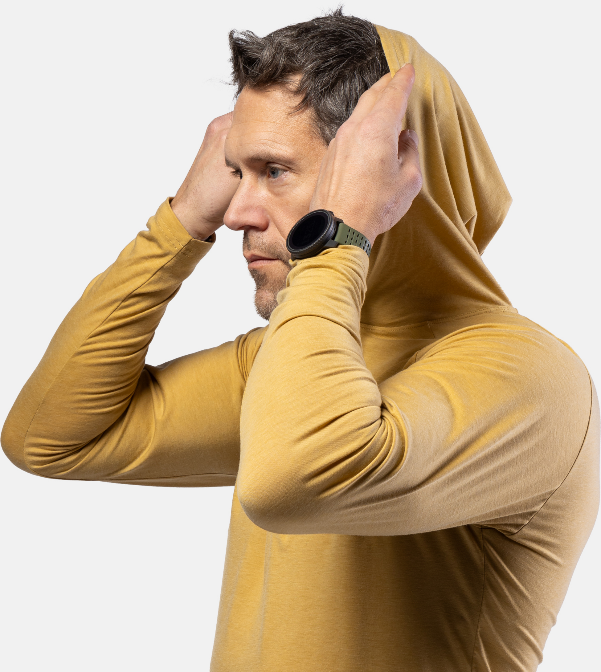 BEYOND NORDIC, Bn213 Light Merino Hoodie Men's