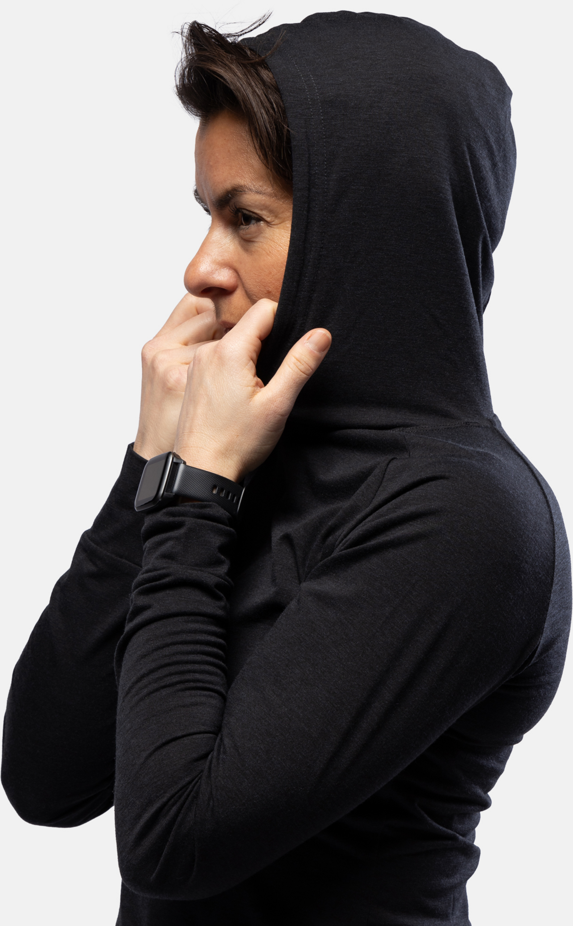 BEYOND NORDIC, Bn213 Light Merino Hoodie Women's