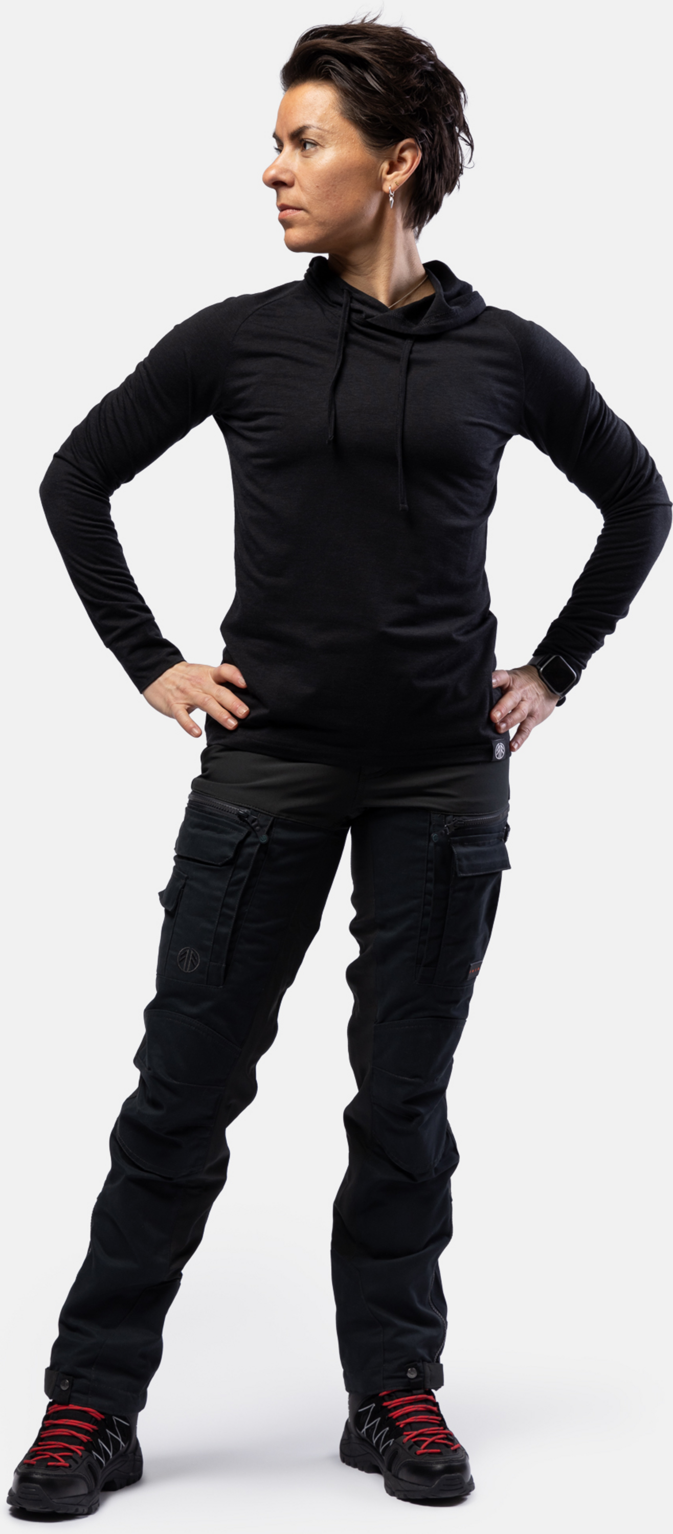 BEYOND NORDIC, Bn213 Light Merino Hoodie Women's