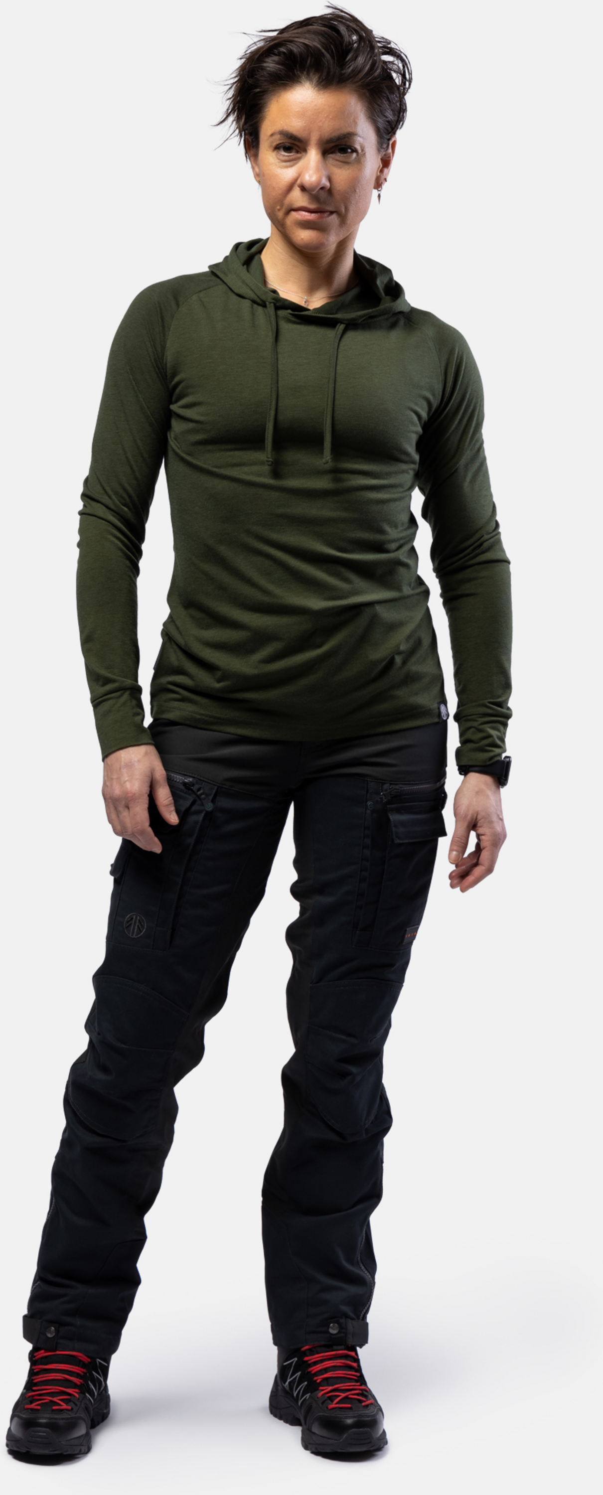 BEYOND NORDIC, Bn213 Light Merino Hoodie Women's