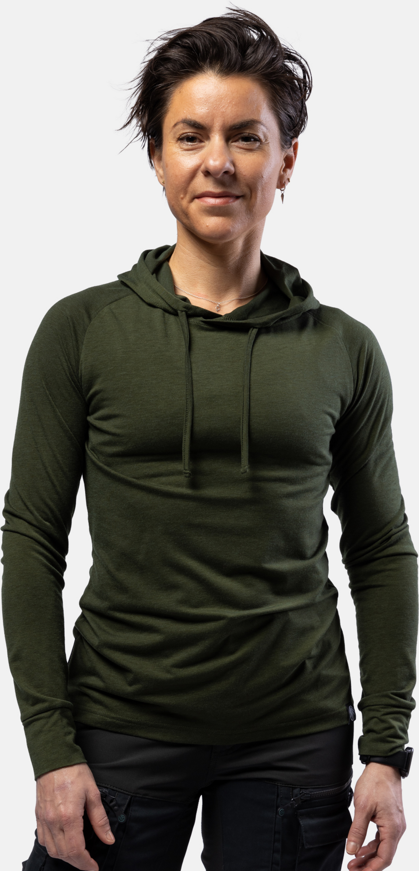 BEYOND NORDIC, Bn213 Light Merino Hoodie Women's