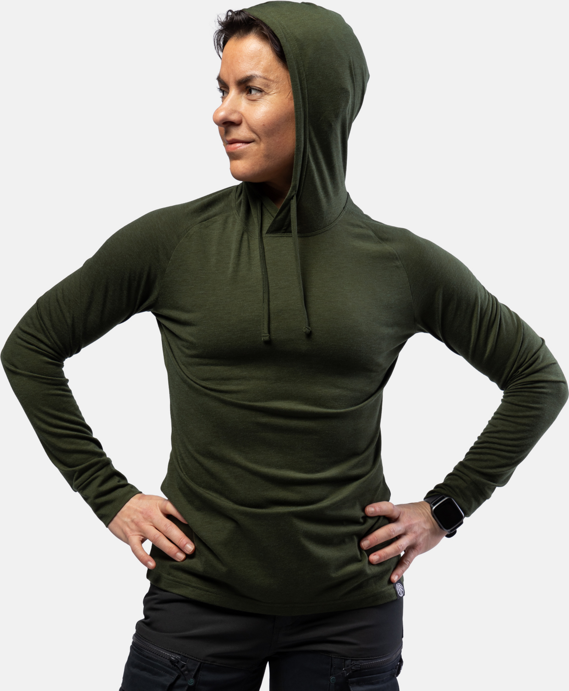 BEYOND NORDIC, Bn213 Light Merino Hoodie Women's