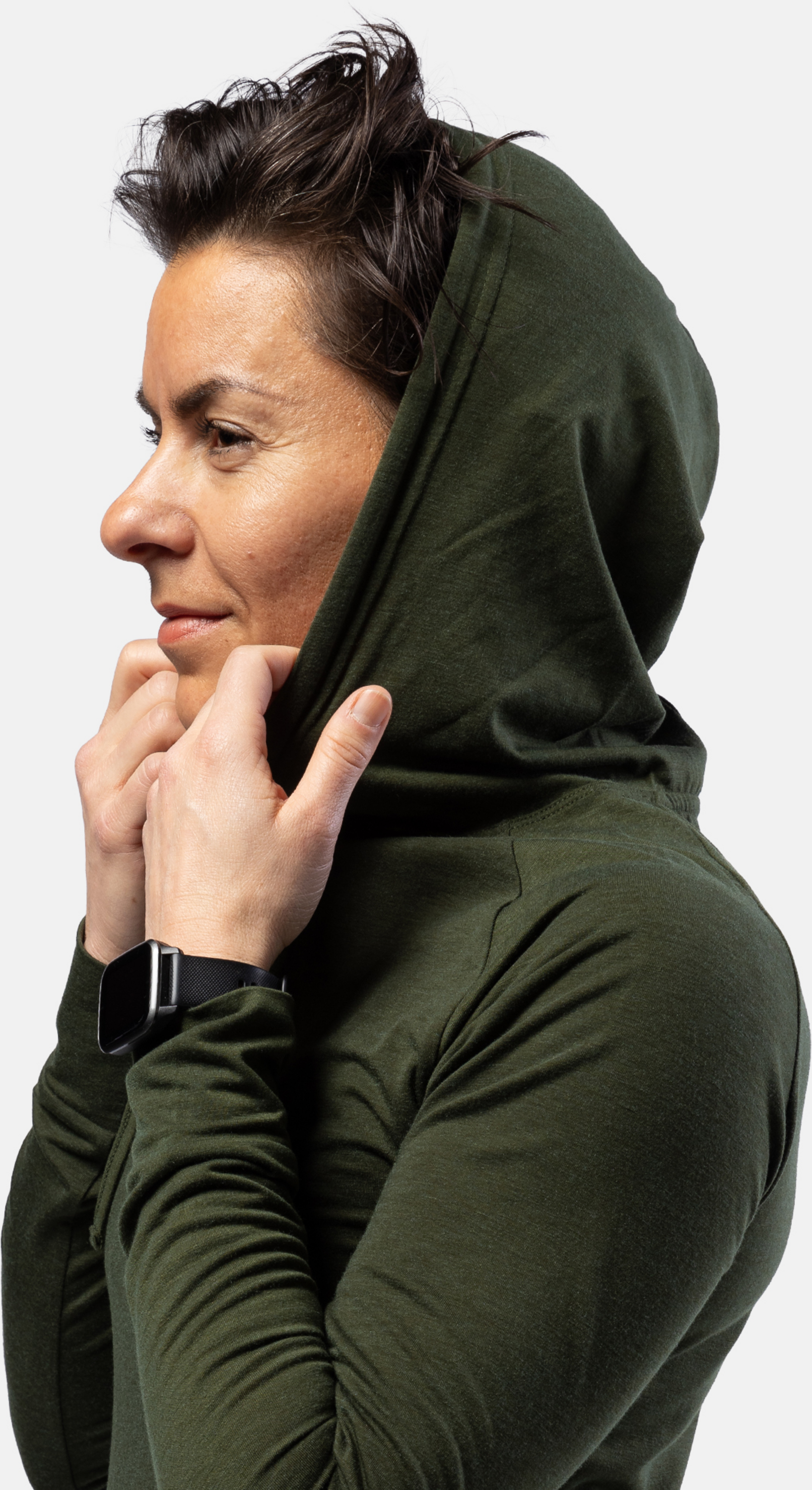BEYOND NORDIC, Bn213 Light Merino Hoodie Women's