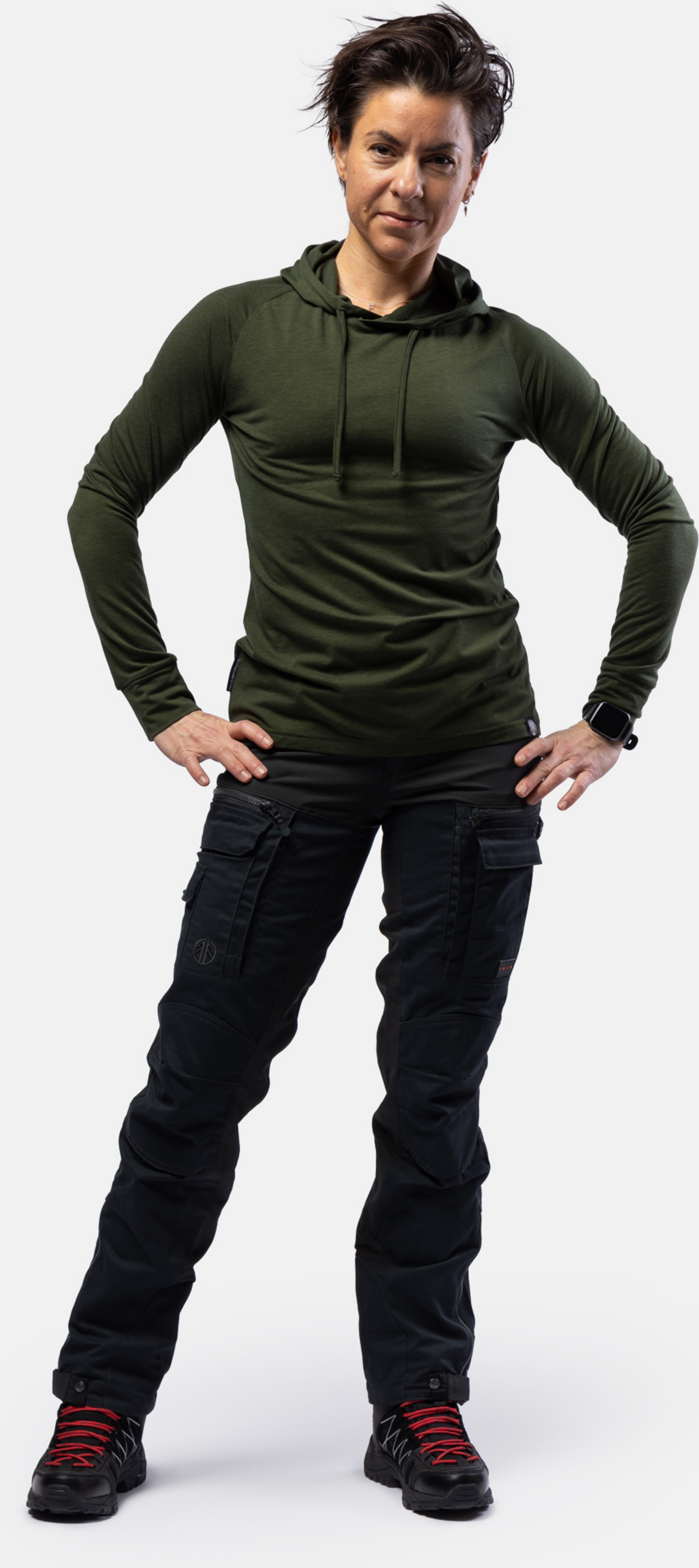 BEYOND NORDIC, Bn213 Light Merino Hoodie Women's