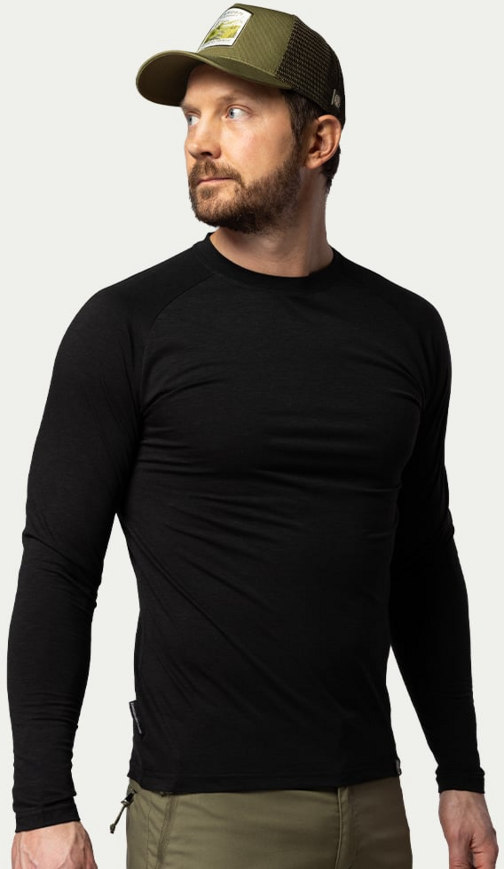BEYOND NORDIC, Bn219 Light Merino Ls Crew Men's