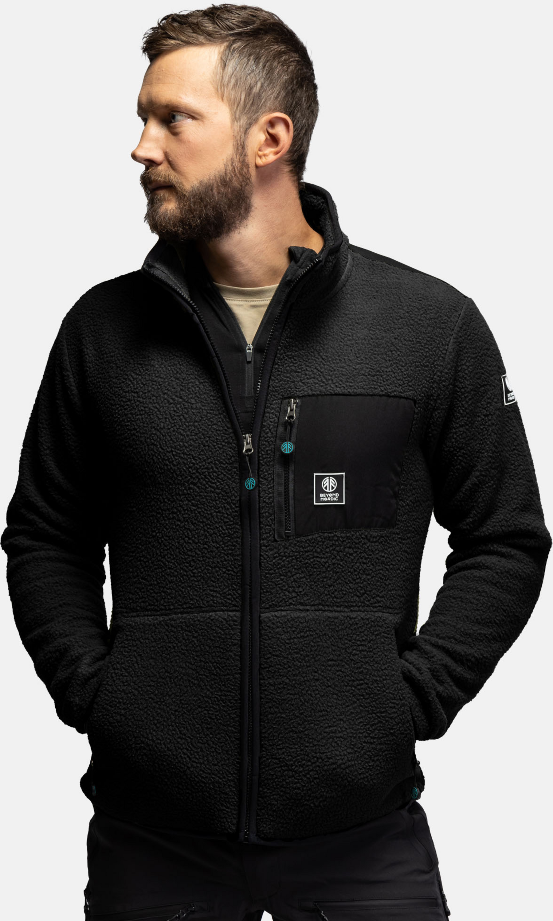 BEYOND NORDIC, Bn303 Pile Fleece Jacket Men