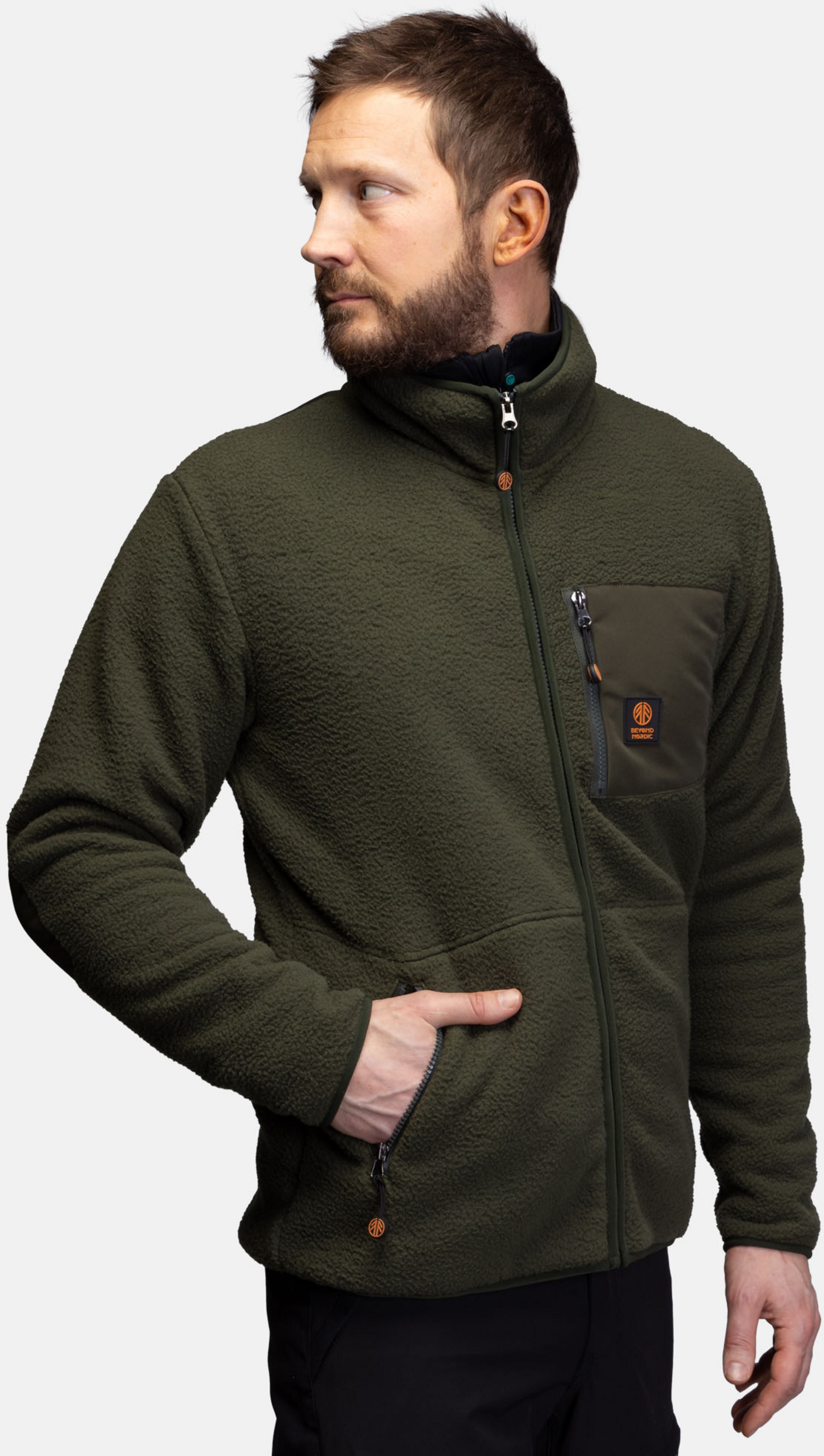 BEYOND NORDIC, Bn303 Pile Fleece Jacket Men