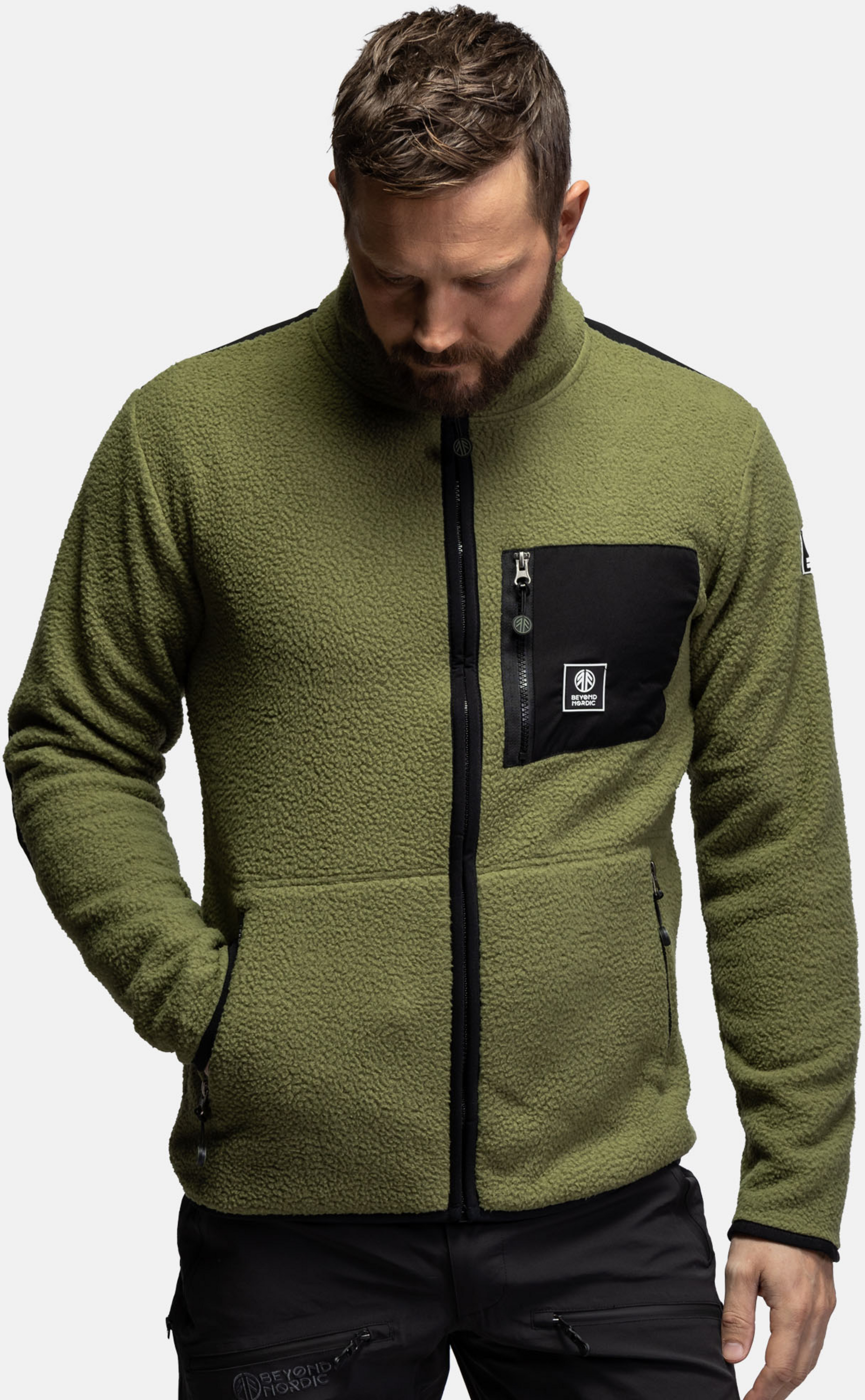 BEYOND NORDIC, Bn303 Pile Fleece Jacket Men