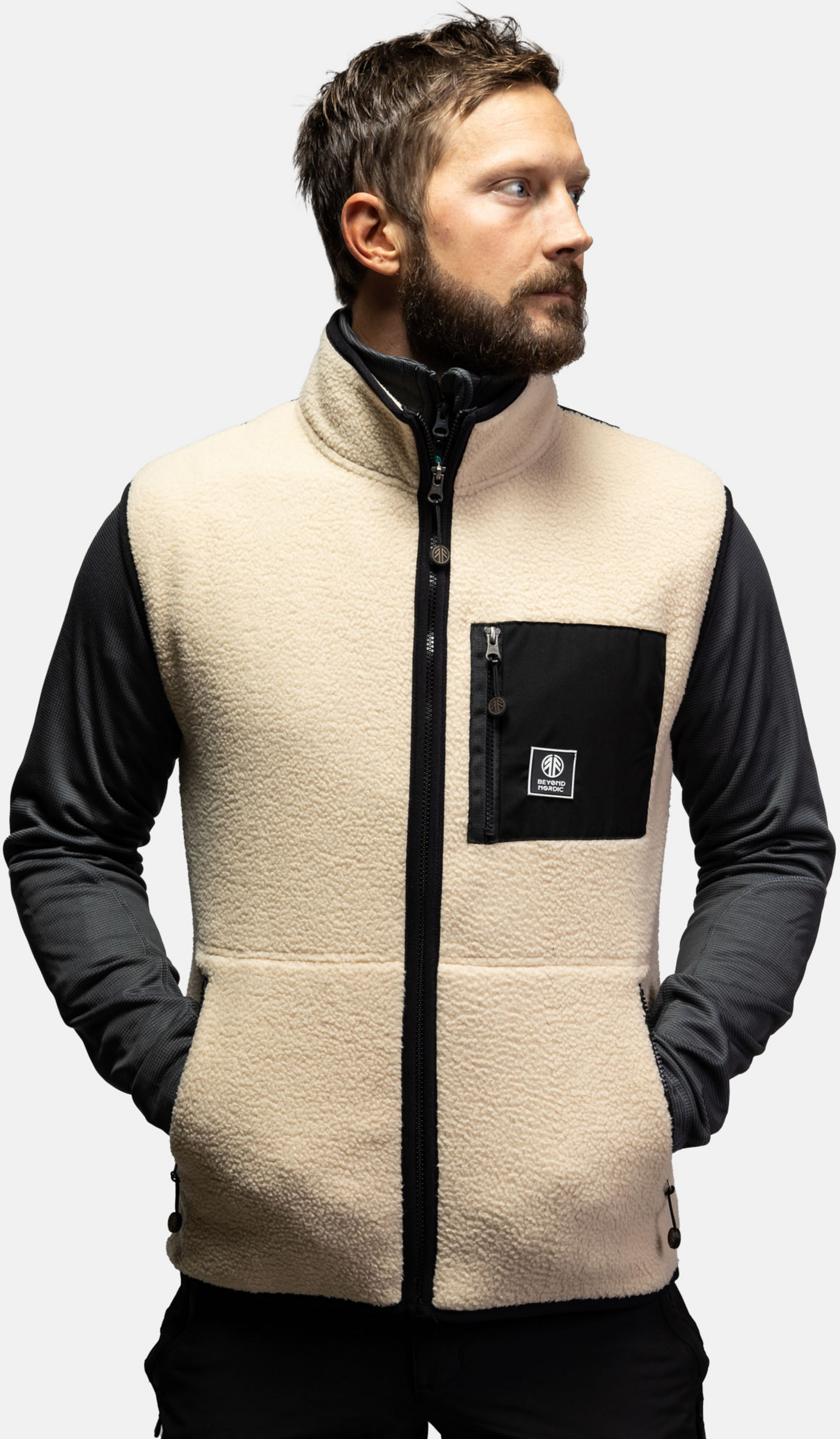 BEYOND NORDIC, Bn306 Pile Vest Men