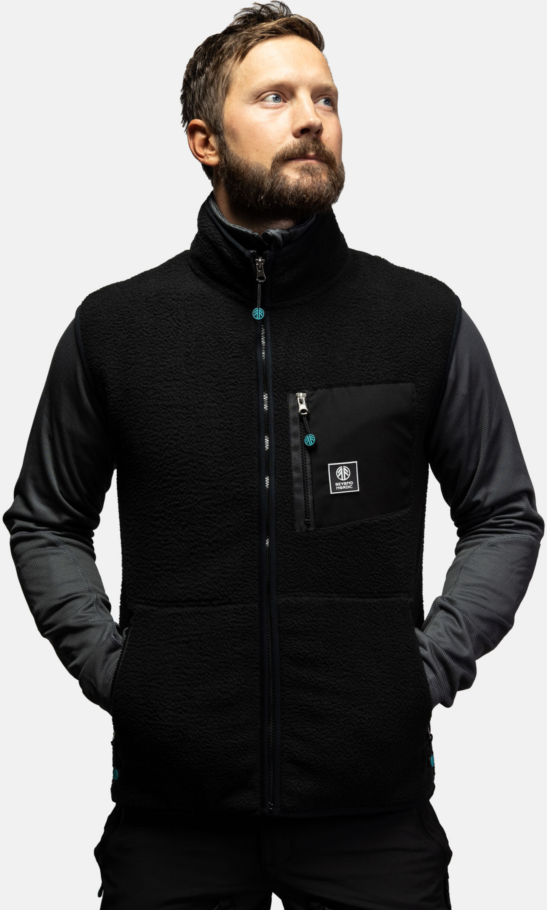 BEYOND NORDIC, Bn306 Pile Vest Men