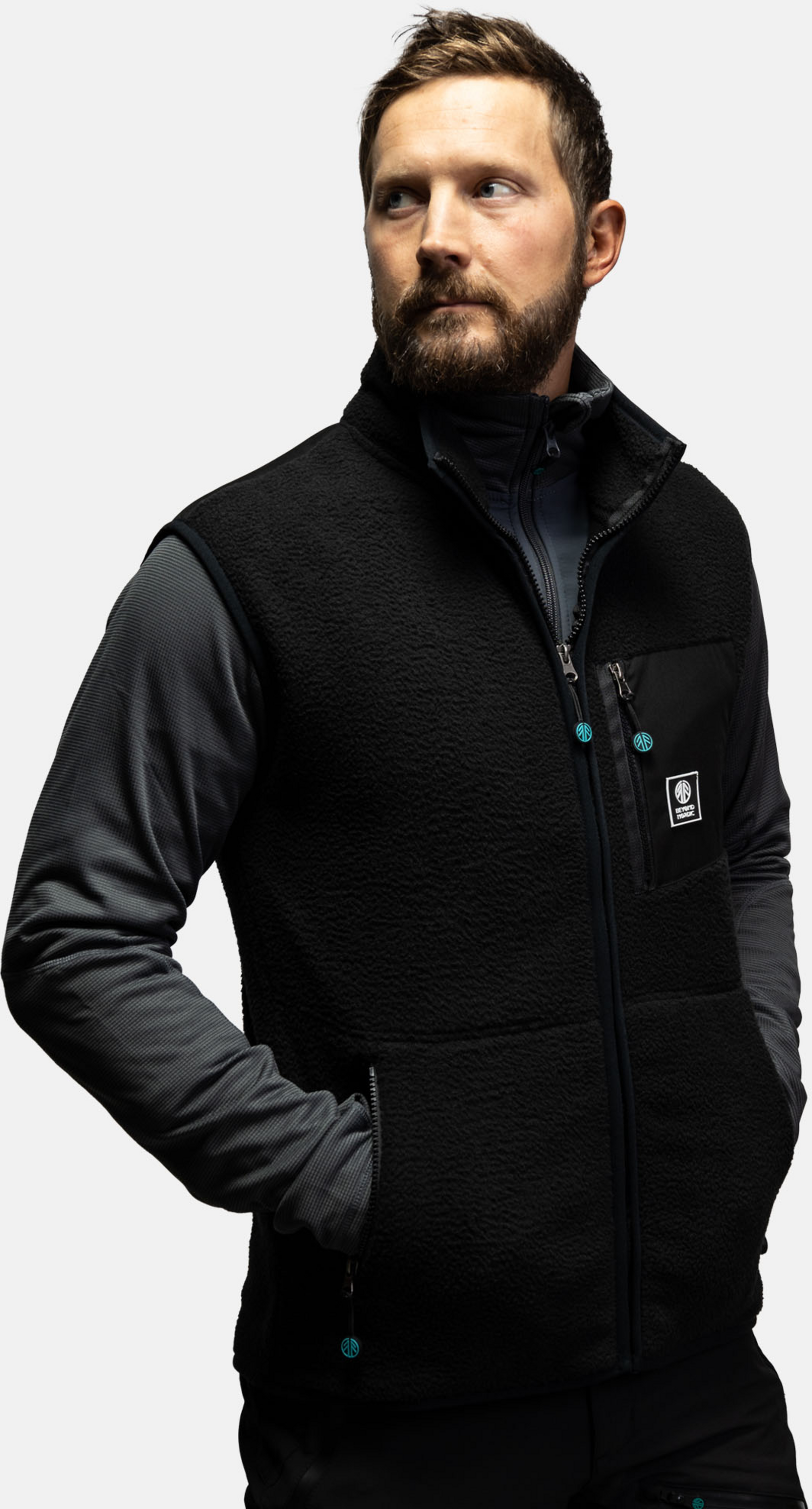 BEYOND NORDIC, Bn306 Pile Vest Men