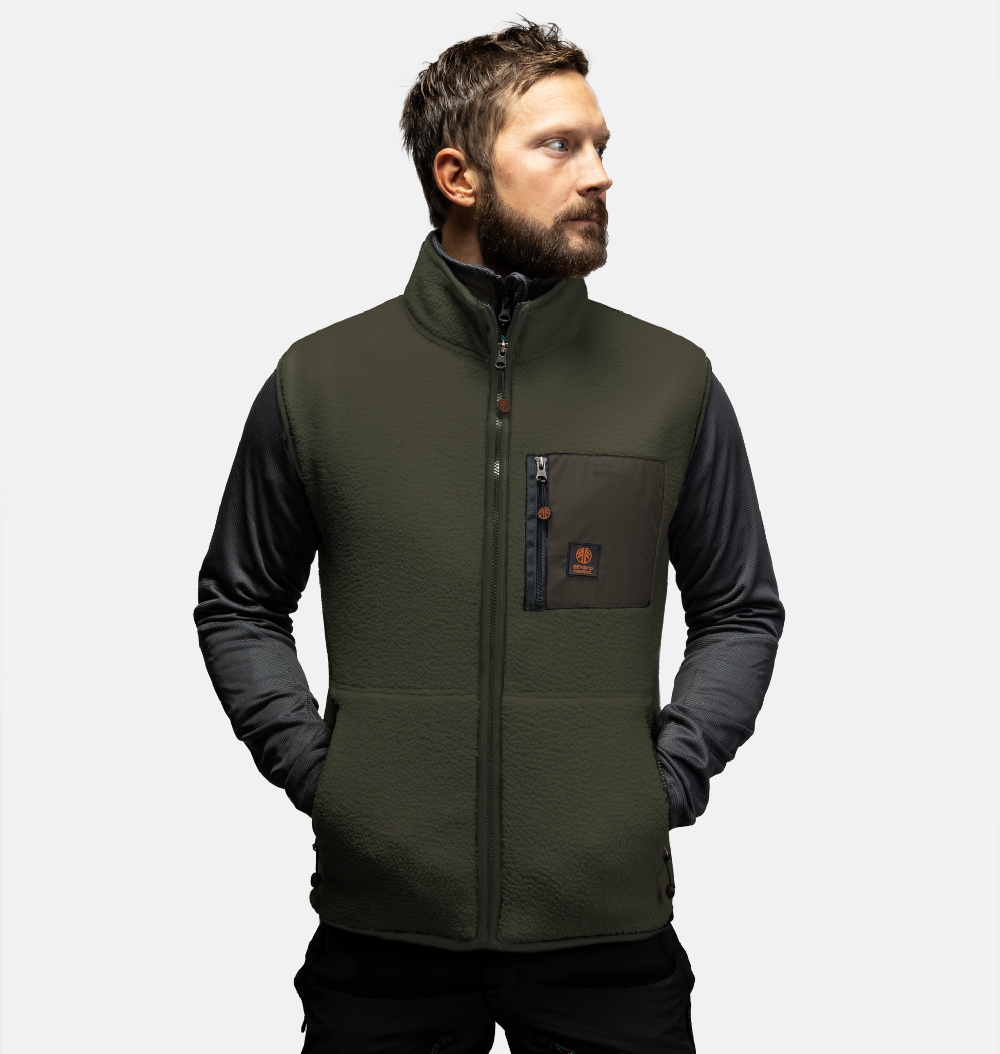BEYOND NORDIC, Bn306 Pile Vest Men